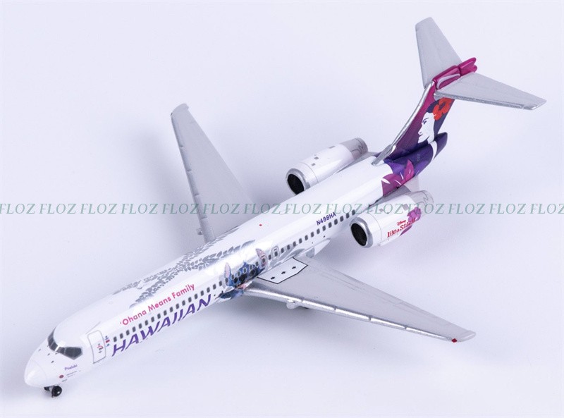 Phoenix 1:400 Hawaiian Airlines Boeing 717 N488HA Diecast Aircraft Model