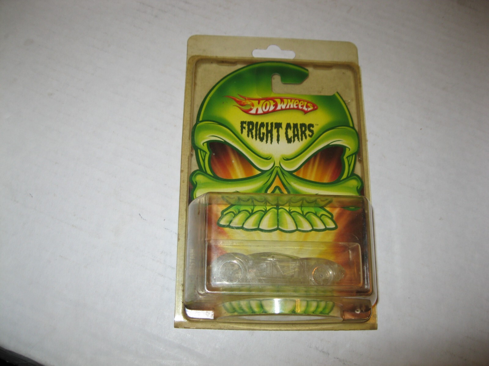 Hot Wheels 2008 Fright Cars Invisible Phastasm Halloween Clear Transparant