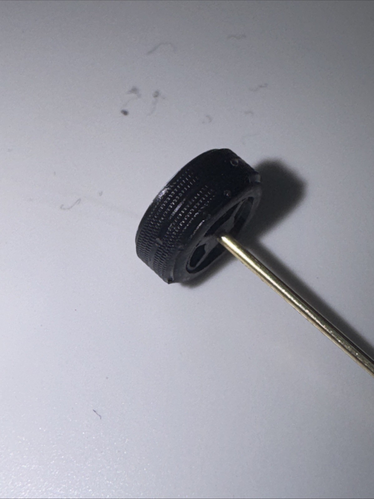 1/64 Lowrider Spoke Wheels With White Wall Tires and 2 Prong Knock Offs “NO CAR”