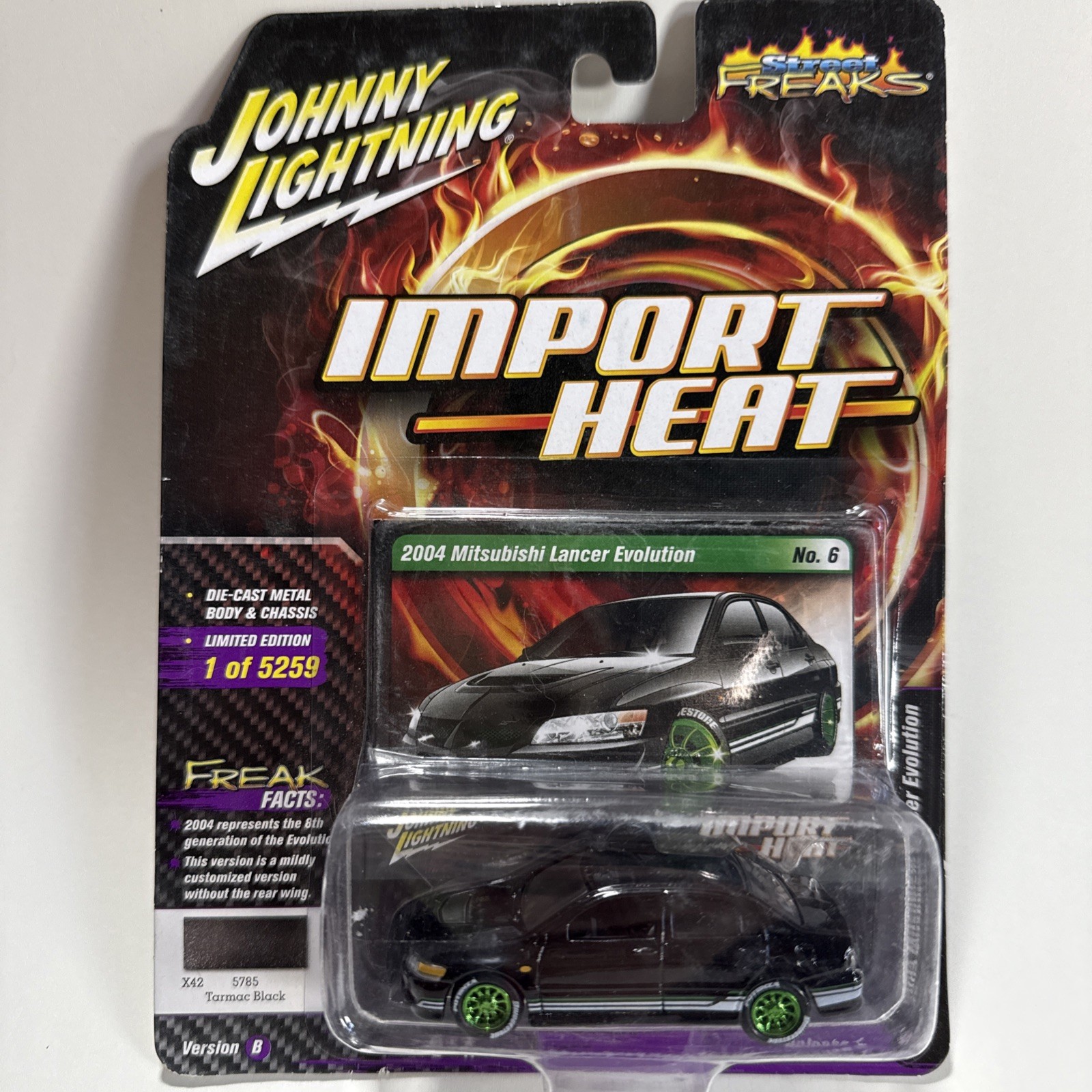 Johnny Lightning STREET FREAKS Import Heat #06 2004 Mitsubishi Lancer I31