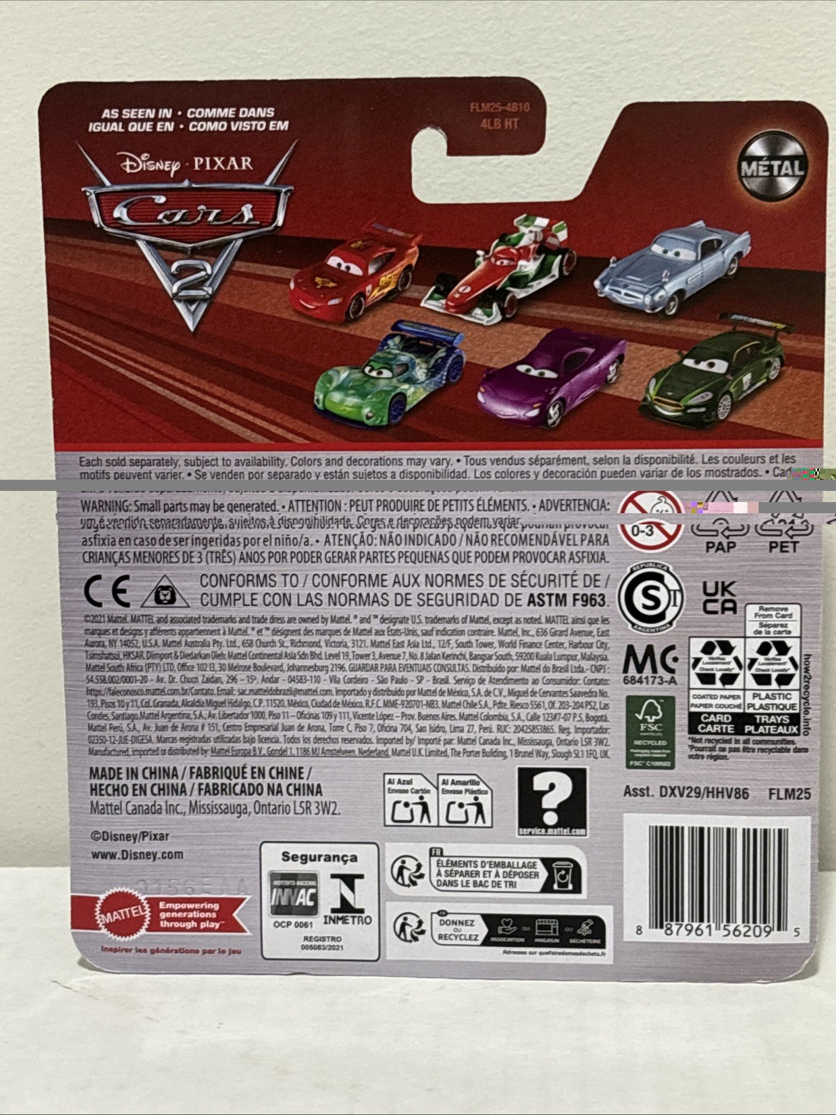 Disney Pixar Cars Nigel Gearsley United Kingdom 9 Green New 1:55