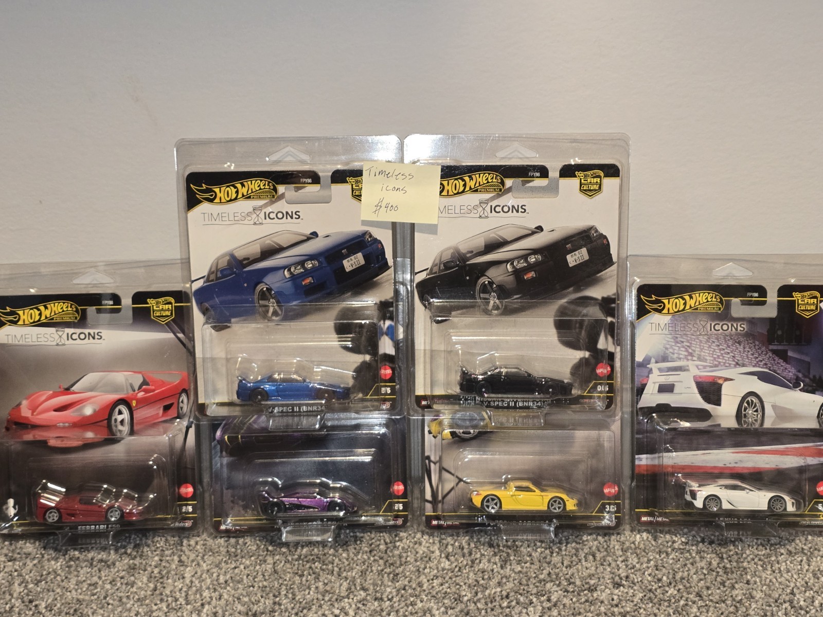 Hot Wheels Car Culture “Timeless Icons Nissan Skyline GT-R V-Spec II Chase(0/5)