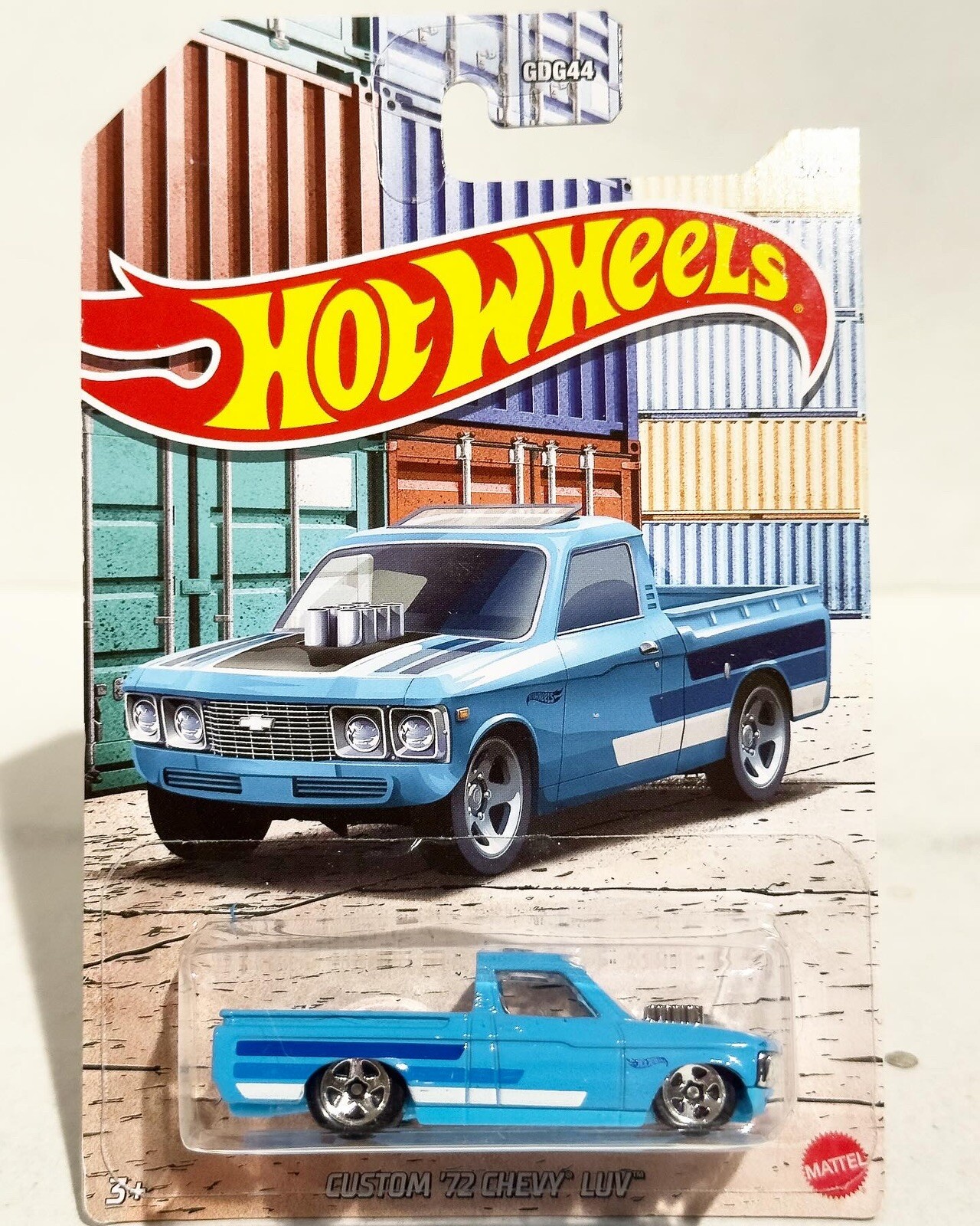 Diecast 1/64 Lot Of 4 Mazda, Chevy & Ford Pickup trucks Hot wheels