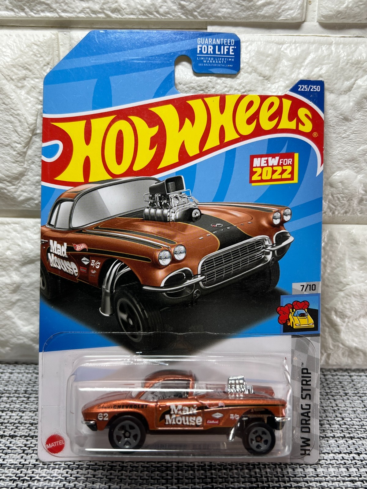 Hot Wheels HW Drag Strip 7/10 ’62 Corvette Gasser 225/250 Copper