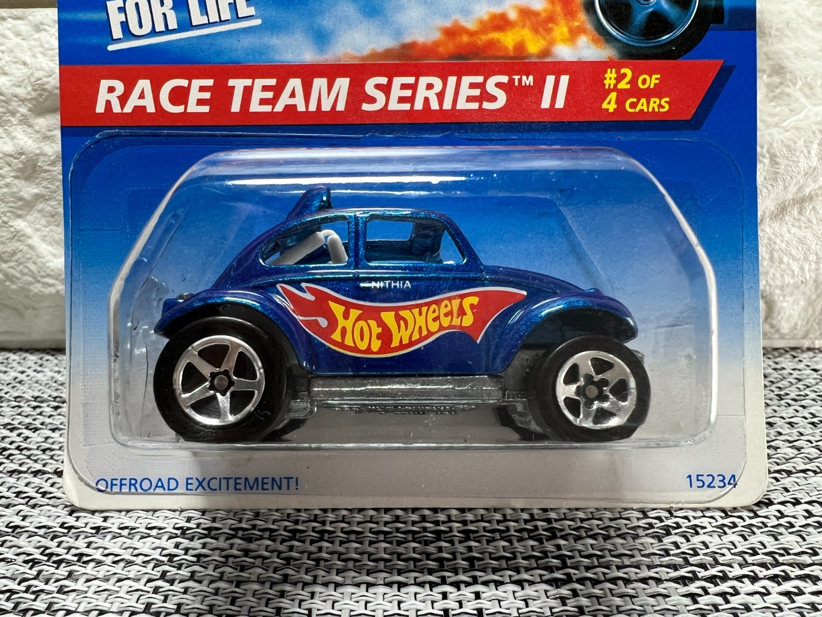 Hot Wheels Race Team Series II #2 of 4 Cars Baja Bug Collector #393 Blue