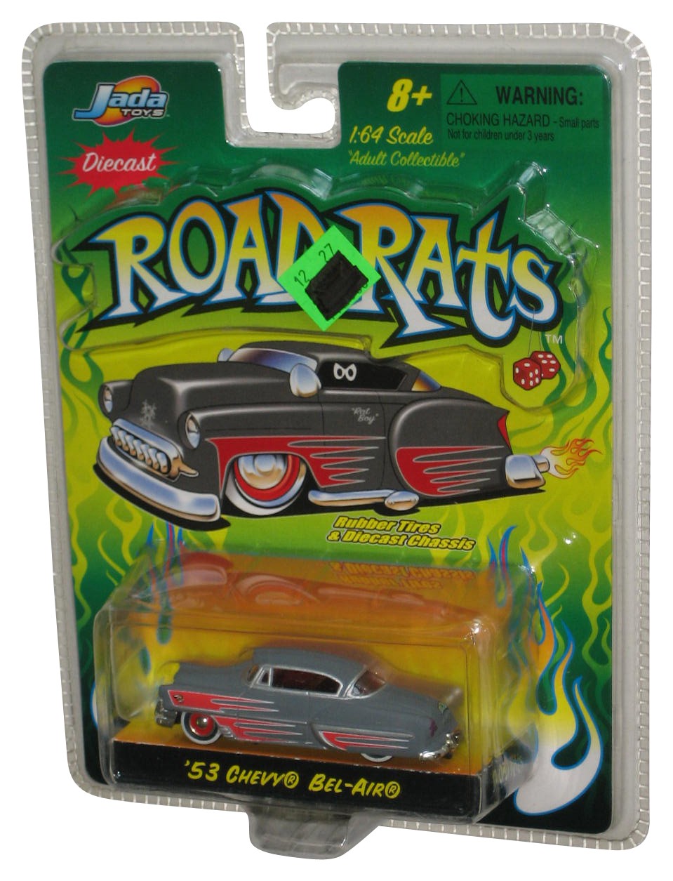 Jada Toys Road Rats (2022) Silver ’53 Chevy Bel-Air 1:64 Scale Toy Car