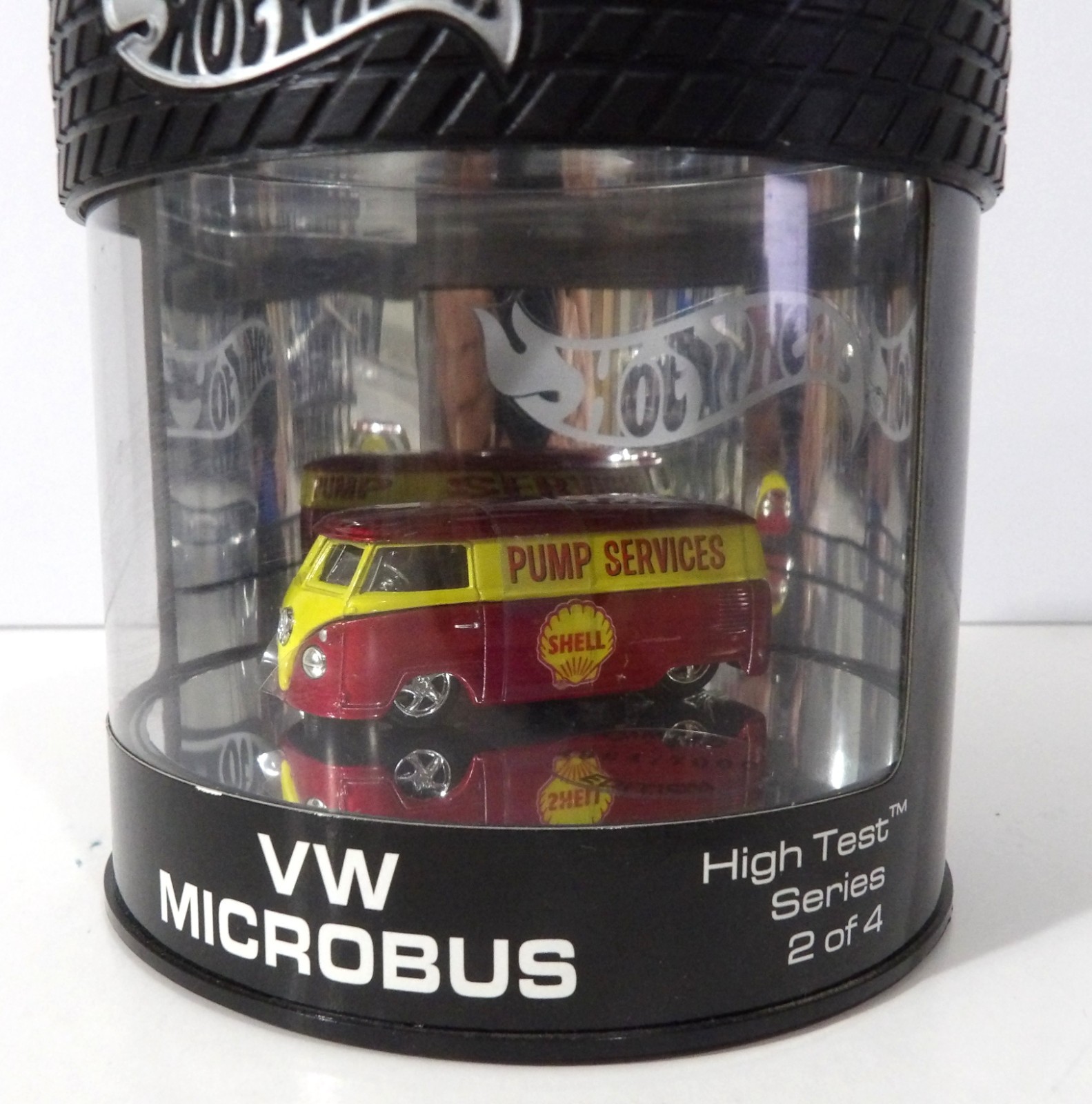 Hot Wheels 2004 Oil Can 100% collectibles VW Volkswagen Microbus Shell Oil