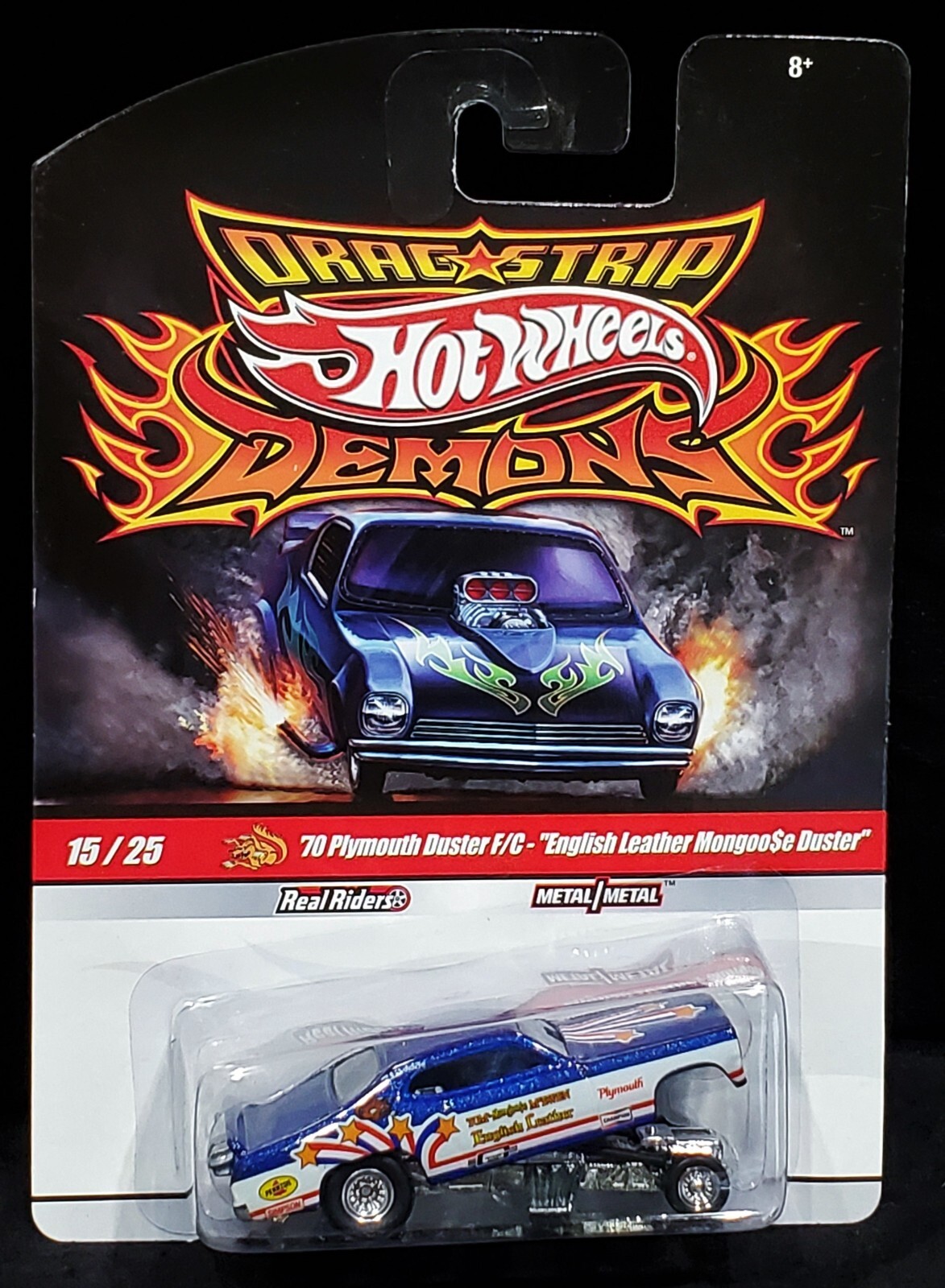 Hot Wheels 70 Plymouth Duster F/C Mongoose Drag Strip Demons Car