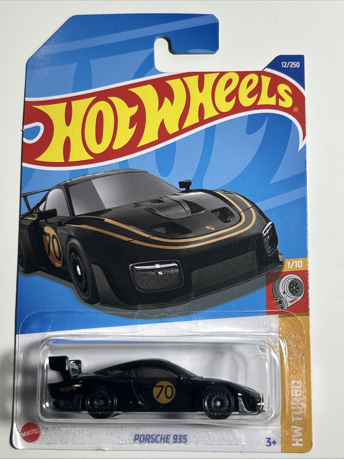 Hot Wheels Porsche 935 HW Turbo 1/10 Black/Gold
