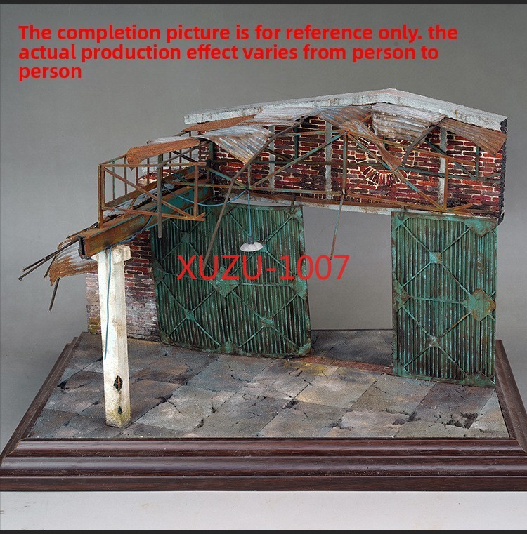 1:35 Dioramas Building Model Kits,Architecture Ruins House Scene Layout DIY