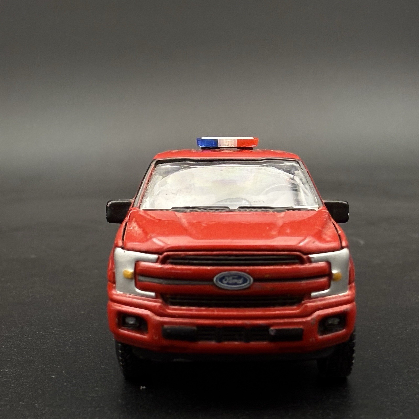 2 Pack 1/64 Mini Whelen Edge Blue Clear Red Lightbar Gray Top Police Fire EMS