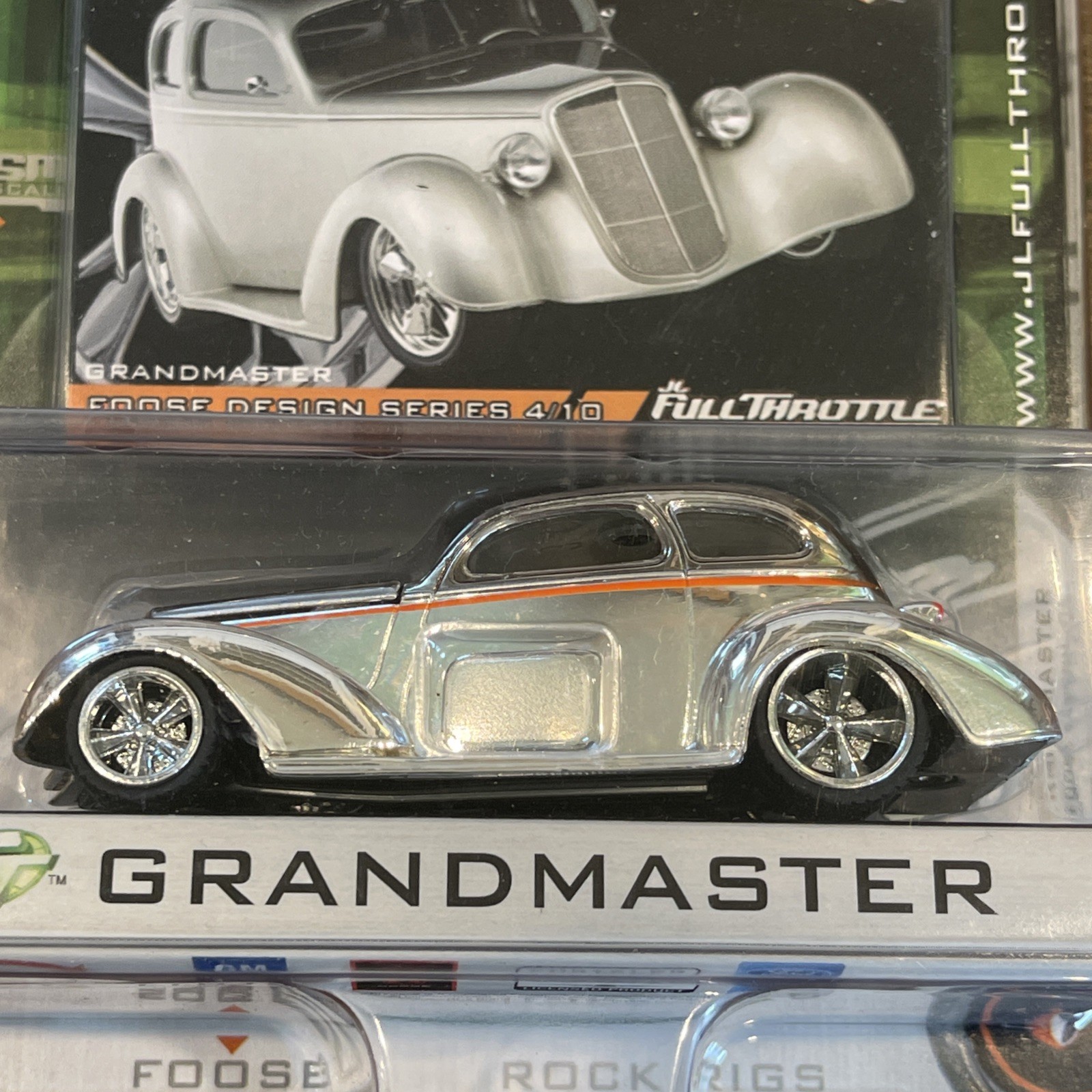 Full Throttle Foose Design Series 4/10 Silver Chevy Grandmaster – Chevrolet