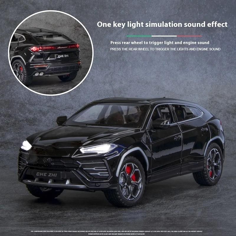 1:24 LAMBORGHINI Urus Alloy Diecast Racing Car Model Sound/Light Collection Gift