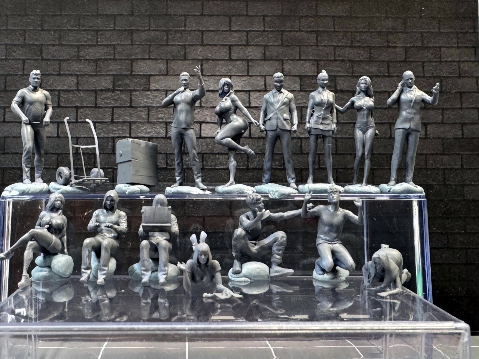 1:64 Figures – For Dioramas Miniature Figures 164 Fig Lot 376