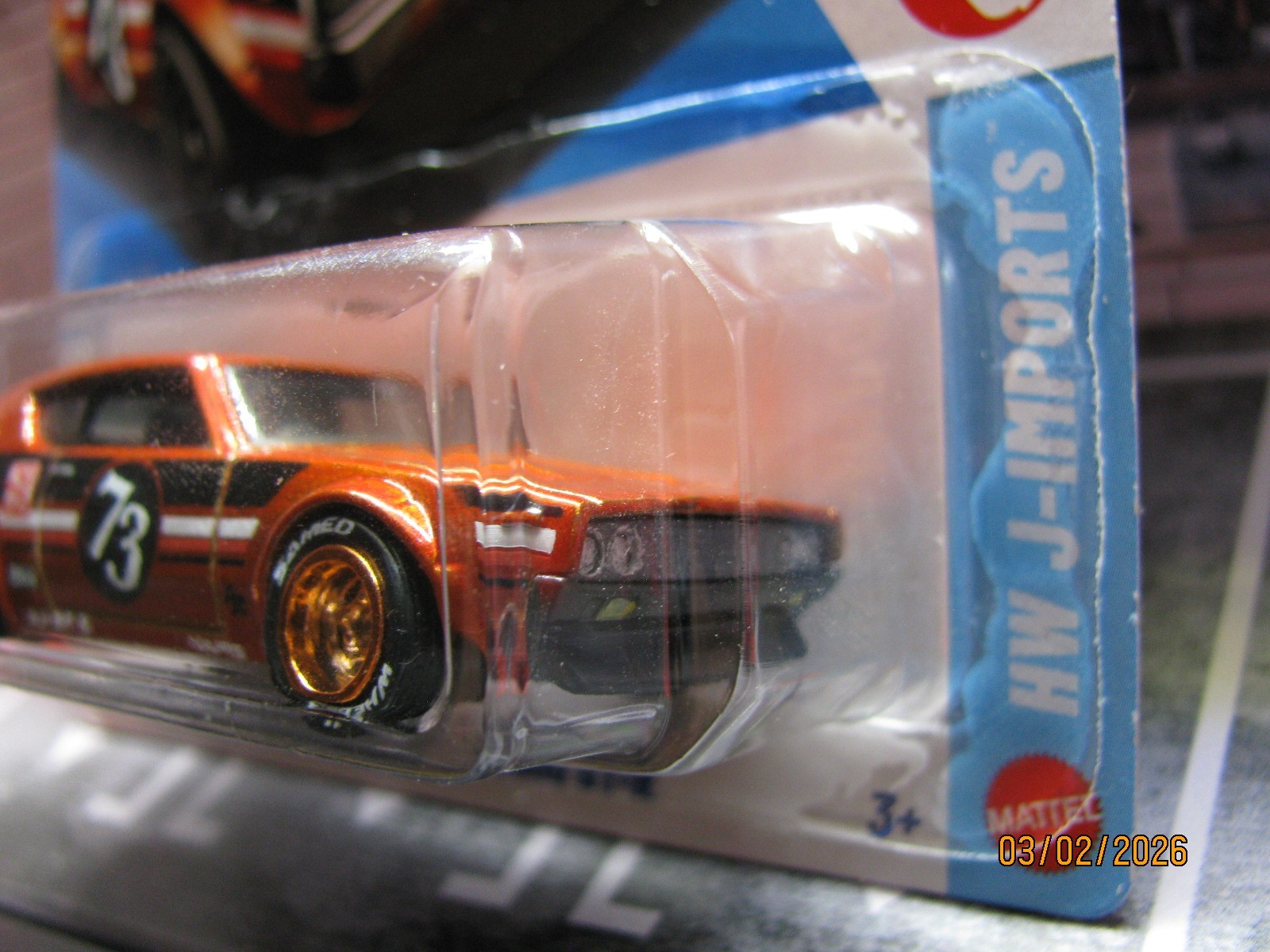 2026 Hot Wheels Burnt Orange Nissan Skyline 2000 GT-R, w/Real Riders Wheel Swap