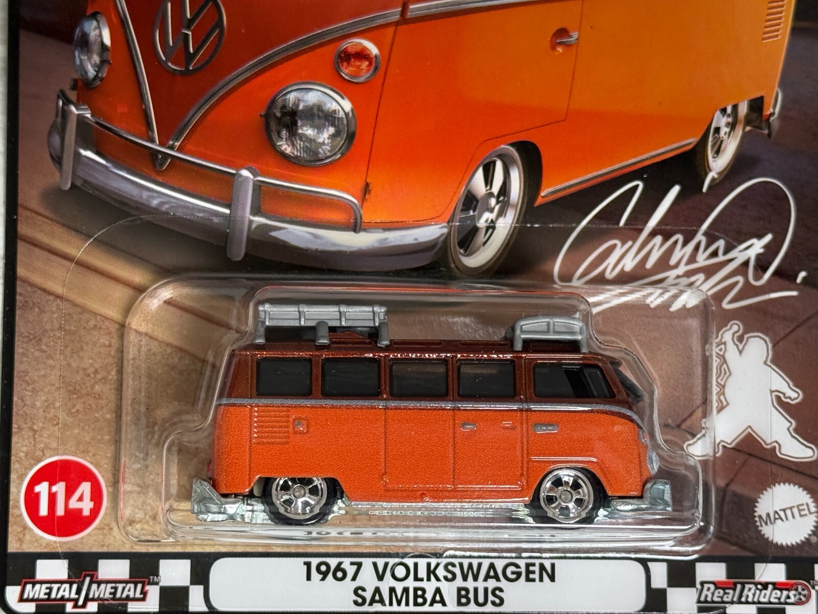2024 Hot Wheels Boulevard # 114 , 1967 Volkswagen Samba Bus , Free shipping !