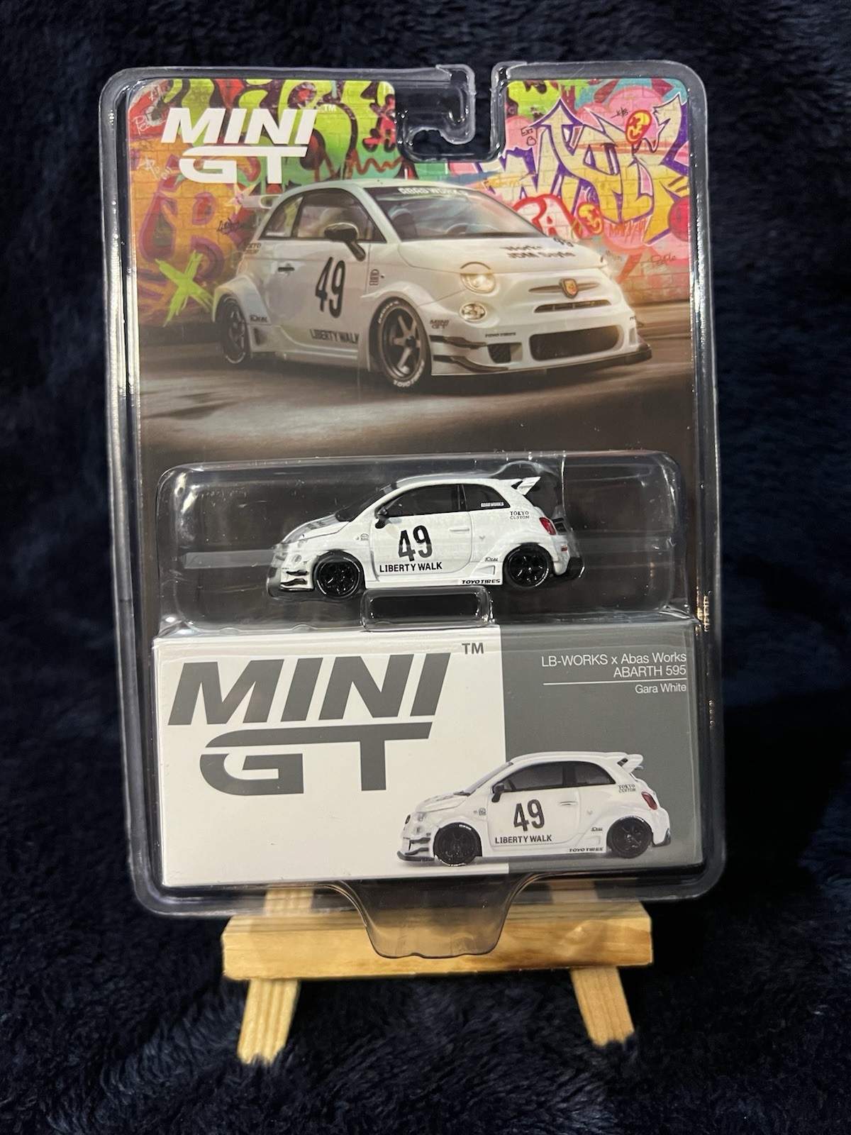 Mini GT 809 LB-WORKS x Abas Works ABARTH 595 – Gara White