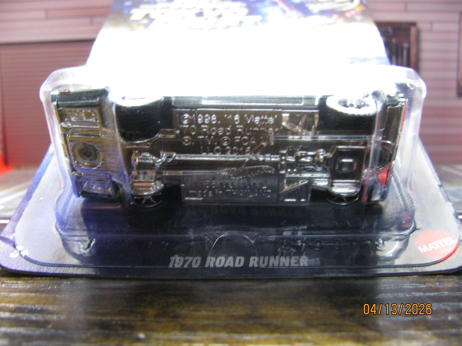 2026 Hot Wheels Silver Series ’70 Plymouth Road Runner, w/Real Riders Wheel Swap