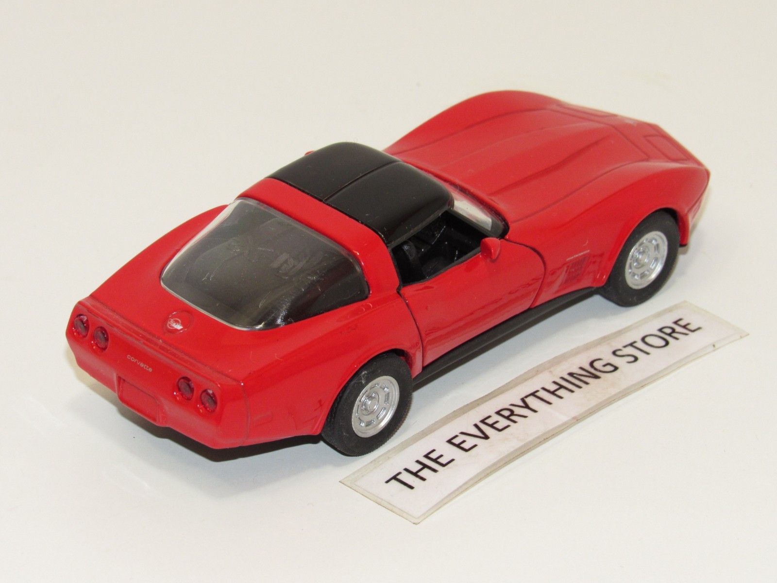WELLY 82 CHEVY CORVETTE 4.75 INCHES LONG BRIGHT RED 43716 NO BOX FREE SHIP