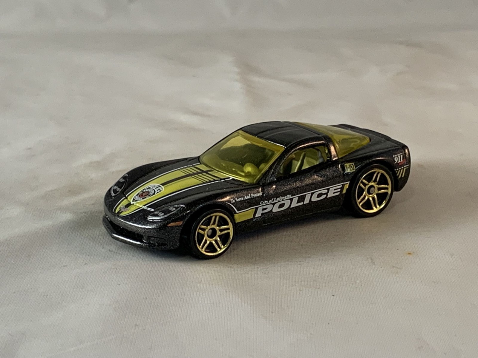 Hot Wheels C6 Corvette 2011 Main Street Black PR5s