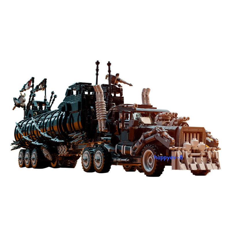 Mad Max Fury Road War Rig Truck Building Blocks MOC Set – Post-Apocalyptic Model