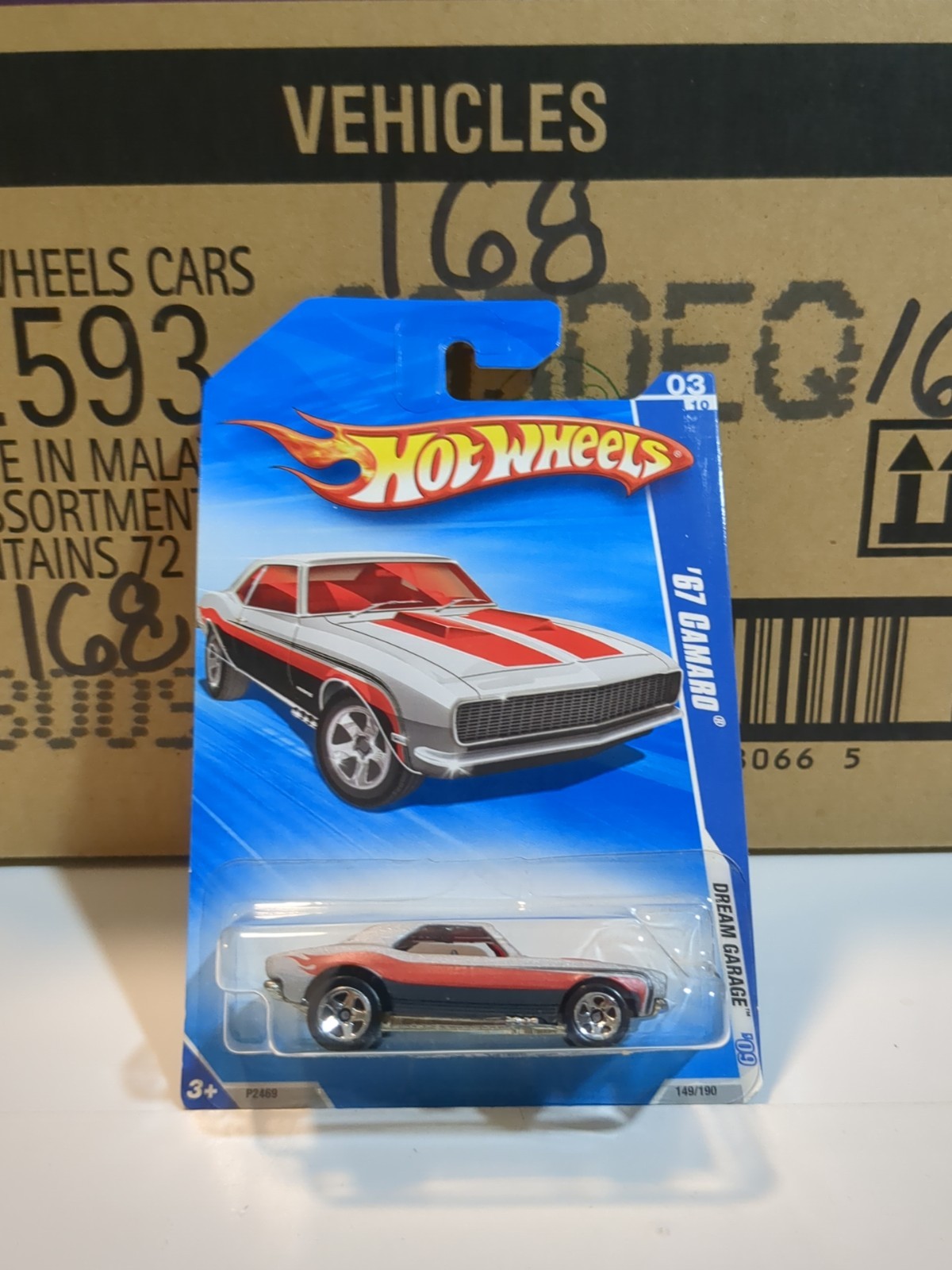 HOT WHEELS 2009 DREAM GARAGE SERIES 67 CAMARO KMART COLOR EXCLUSIVE