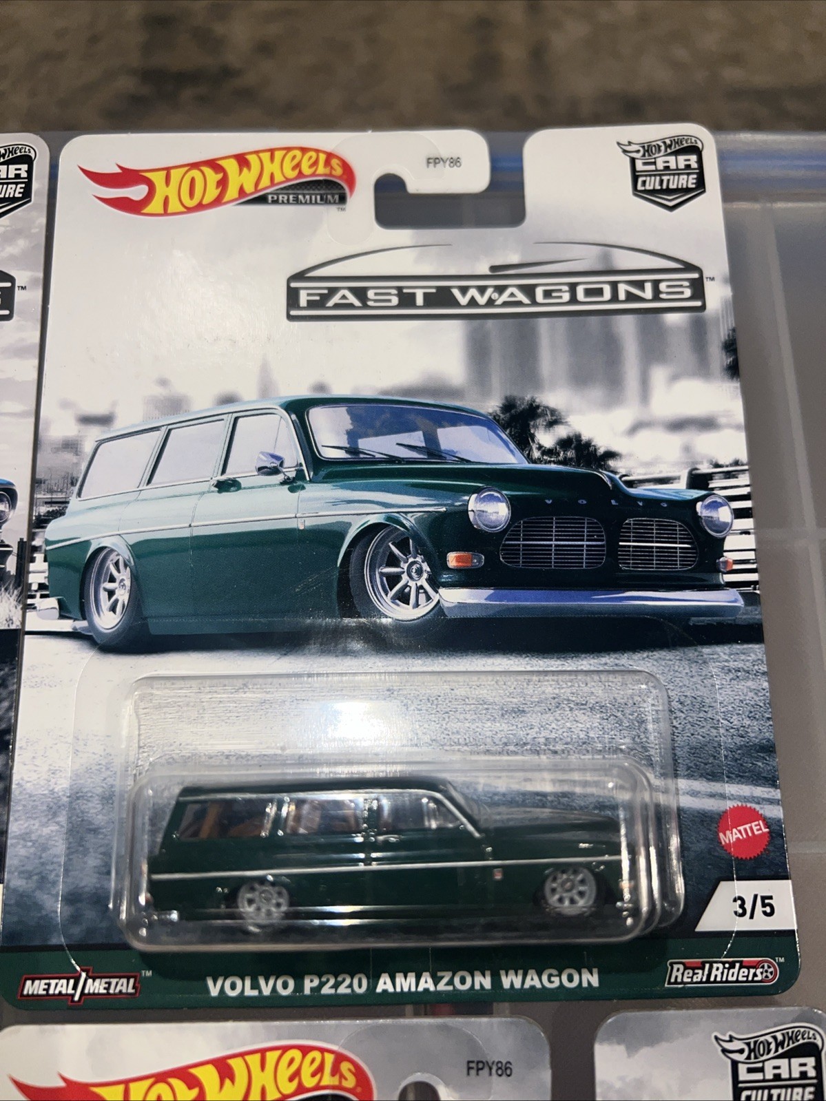 Hotwheels Premium Car Culture Fast Wagons FPY86 Set Of 4 Only See Pictures!!