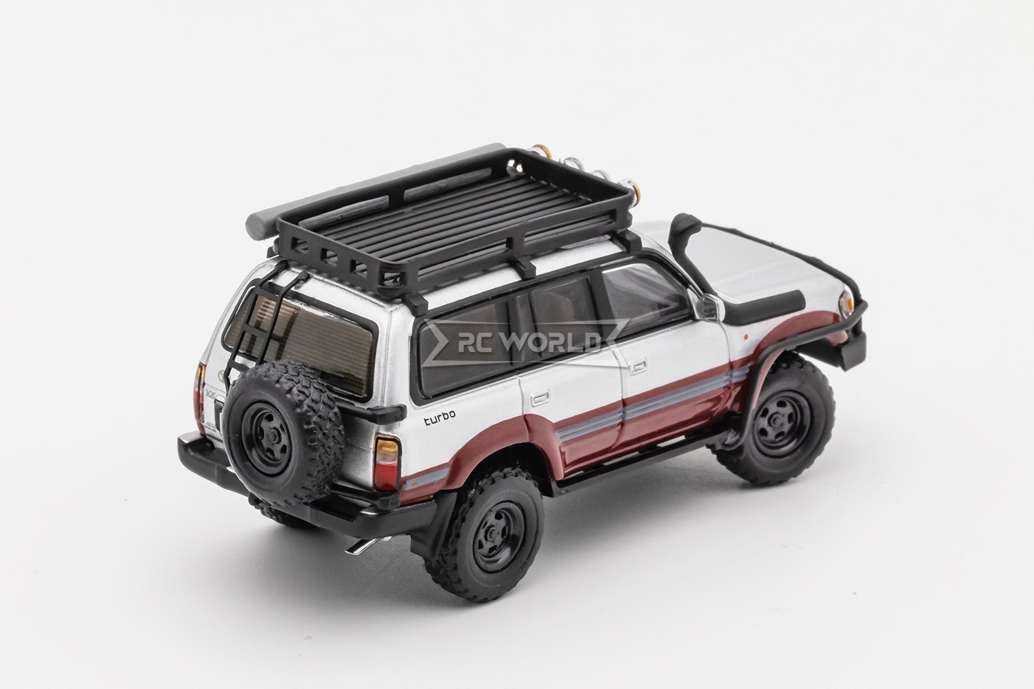 GCD 1/64 TOYOTA LAND CRUISER LC80 W/ Accessories Die Cast Truck -2/Tone-