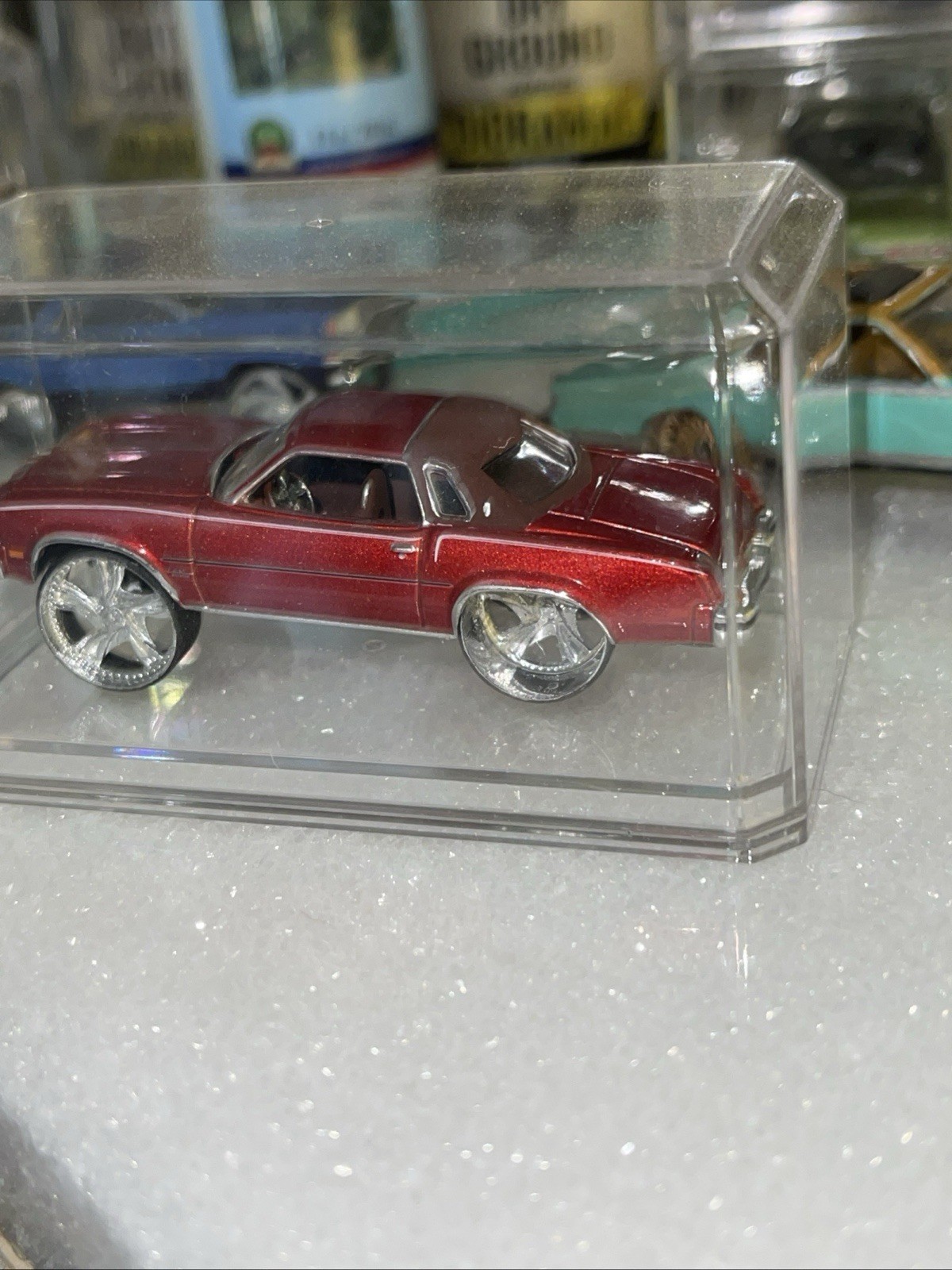 CUSTOM Johnny Lightning 1976 Olds Cutlass Supreme Red Poly On 30s 1:64 NEW