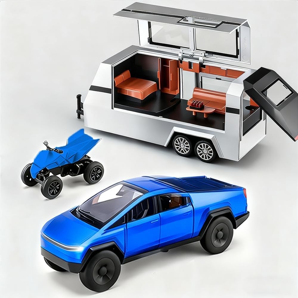 Pull Back Toy Truck with Sound and Light Effects