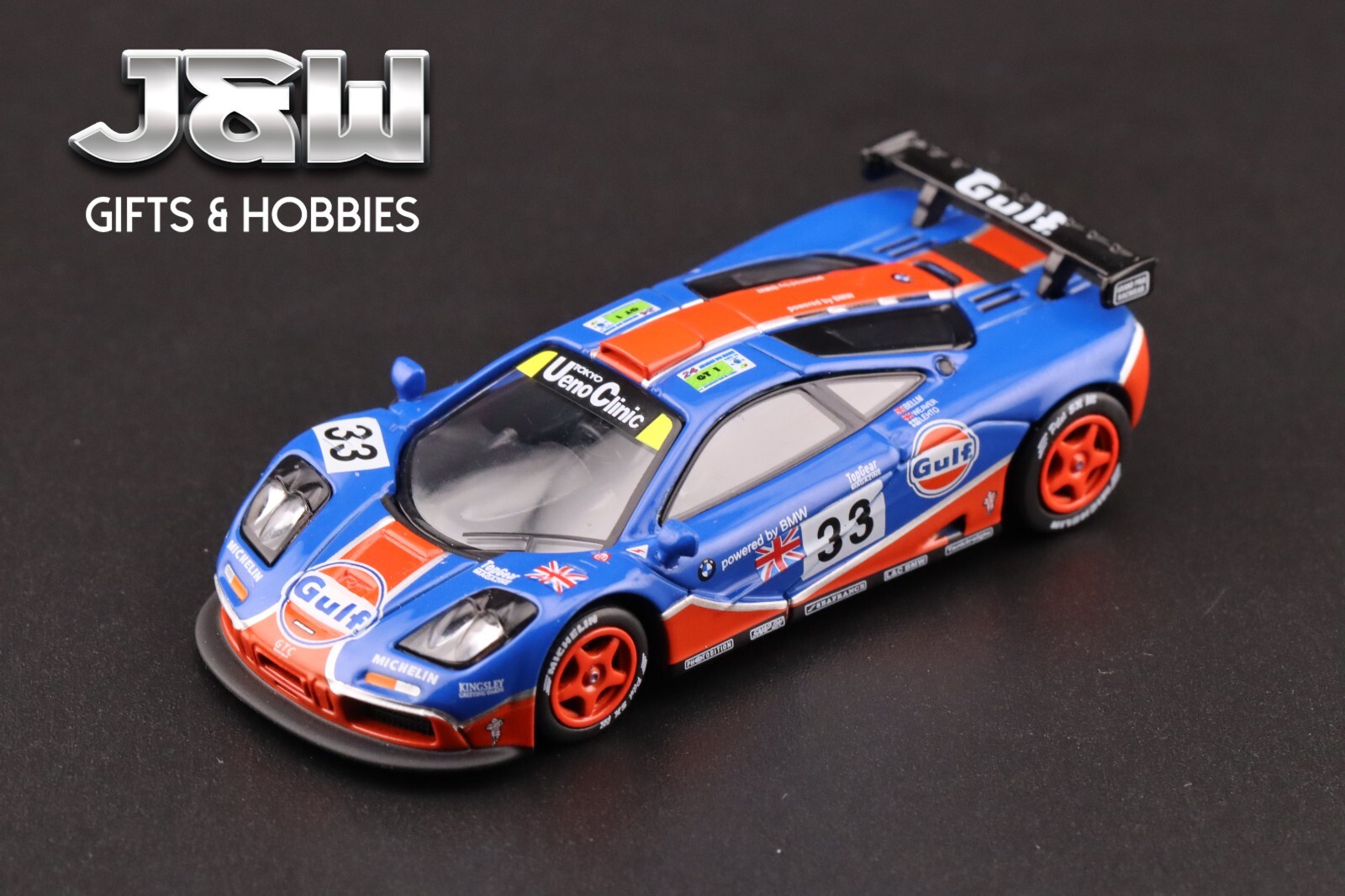 Mini GT McLaren F1 GTR #33 1996 Le Mans 24Hr GULF #723 1/64
