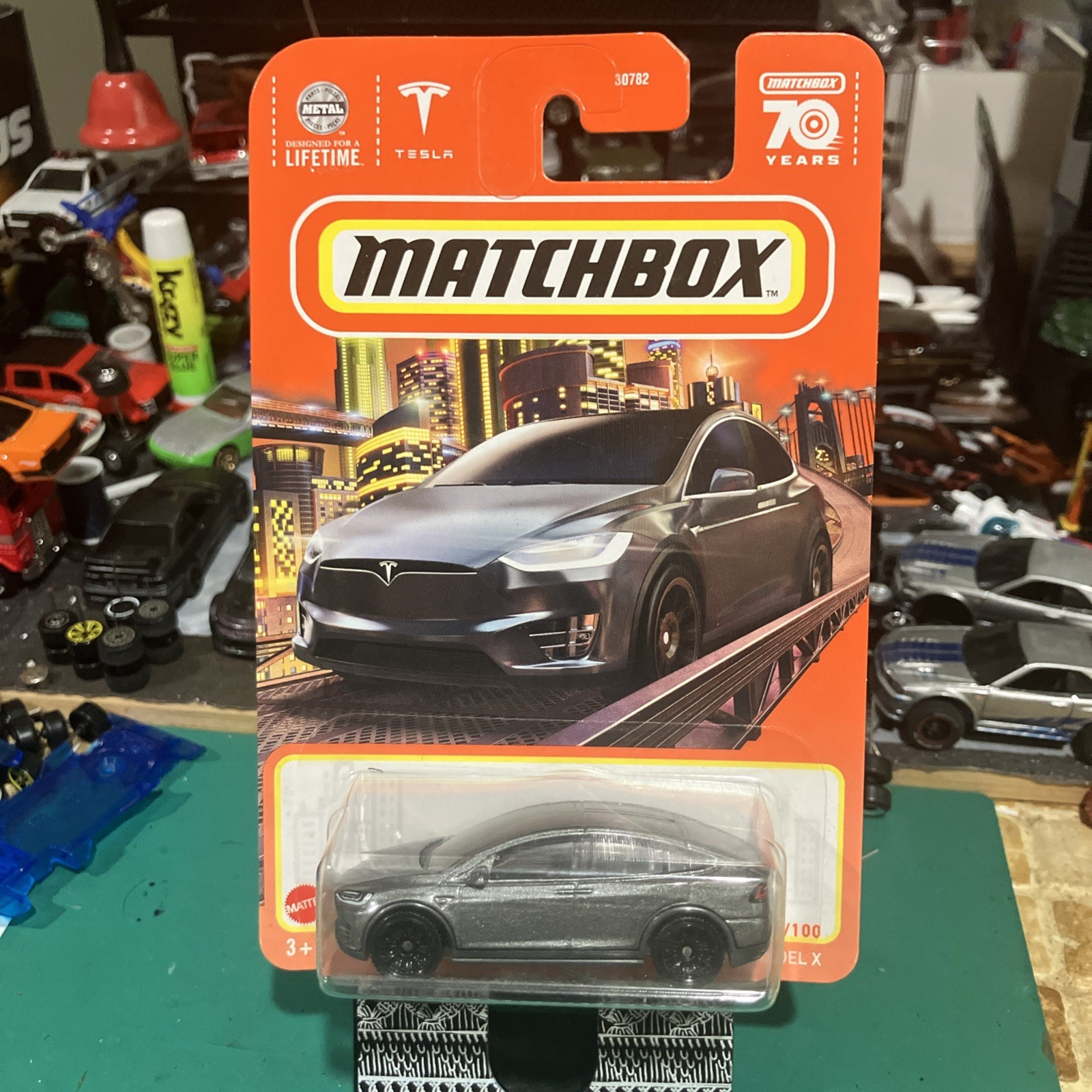 Tesla Model X Matchbox