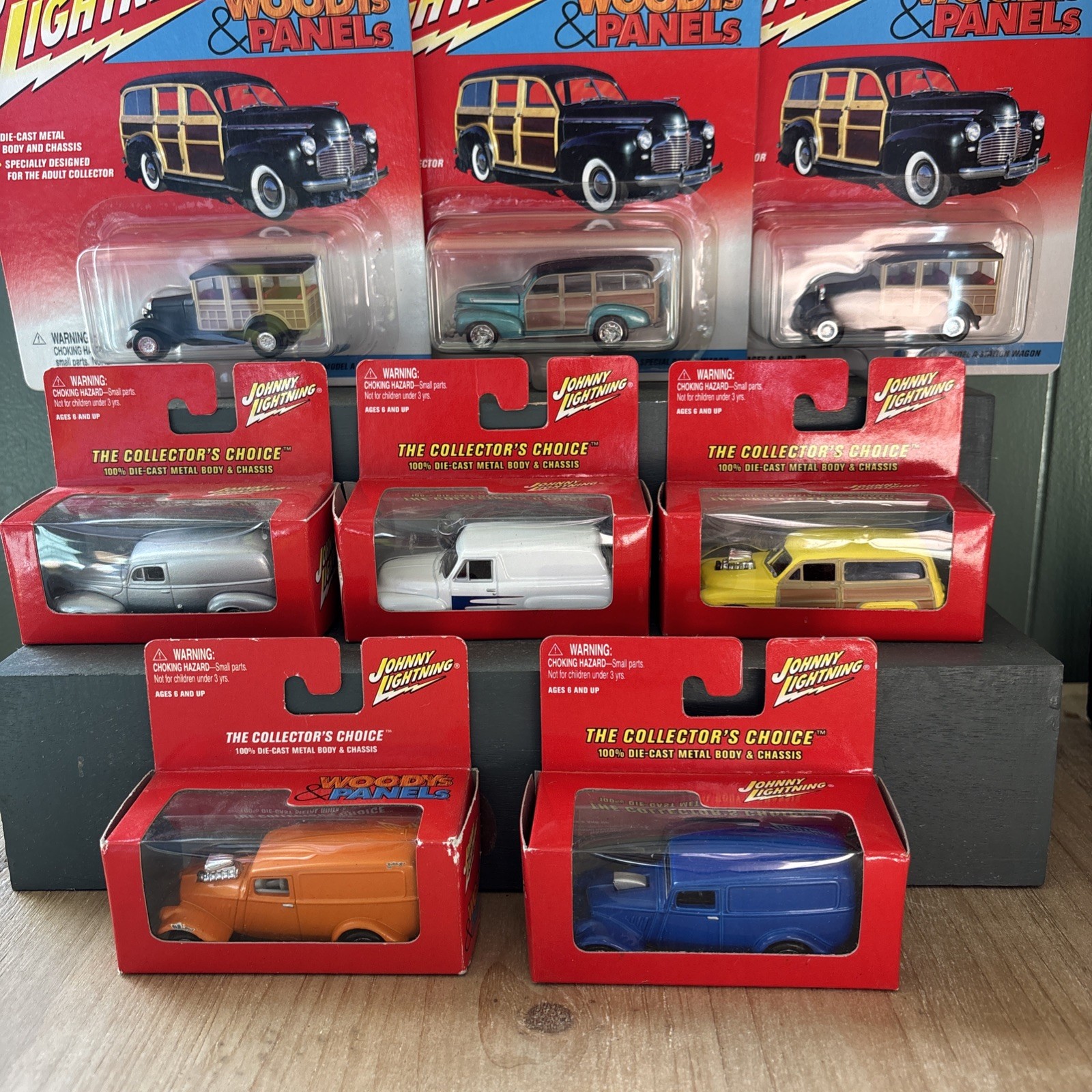 Johnny Lightning Lot / New In Boxes / Lot Of 8 / Woodys & Panels / Other