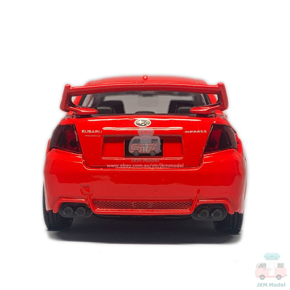 1:36 Subaru WRX STI Hot Hatch Model Car Alloy Diecast Toy Vehicle Kids Gift Red