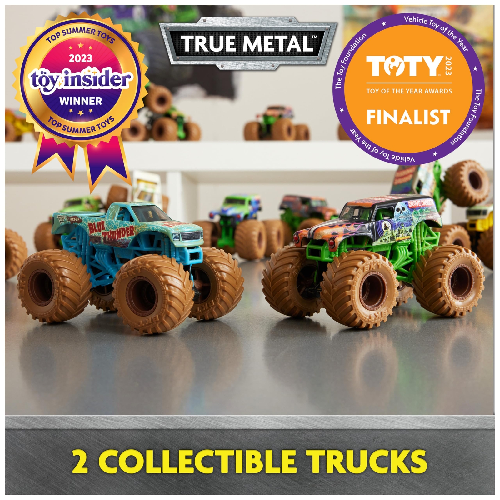 Mystery Mudders 1 64 Scale Monster Jam Trucks Wash to Reveal Collectible Toys