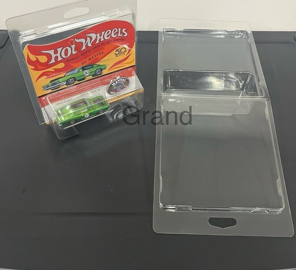 20 Protector Cover Display Cases For Hot Wheels Vintage Redline & Aniversary Ed