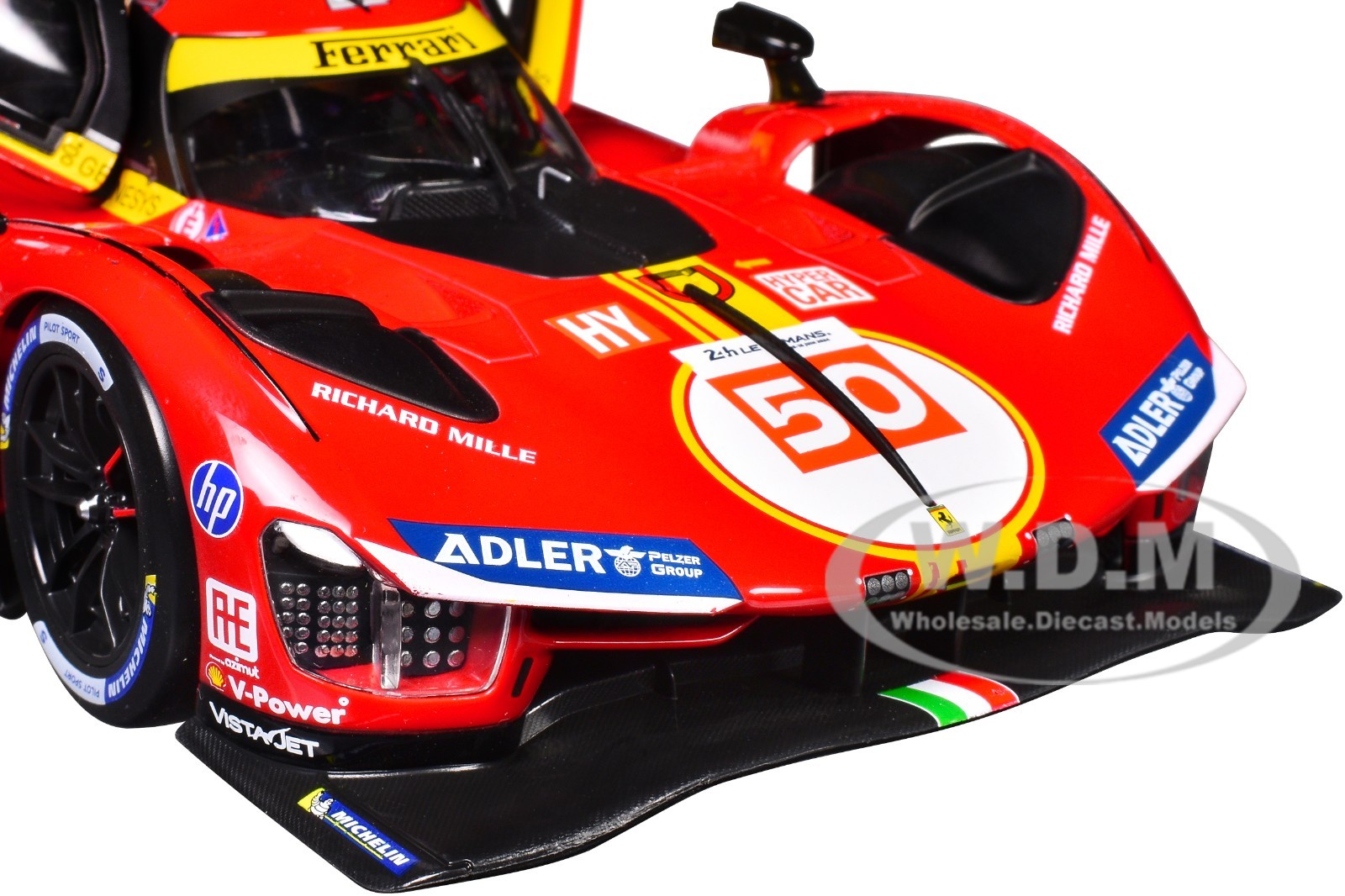 FERRARI 499P #50 WINNER “24H LE MANS” (2024) 1/18 DIECAST MODEL BY BBURAGO 16303