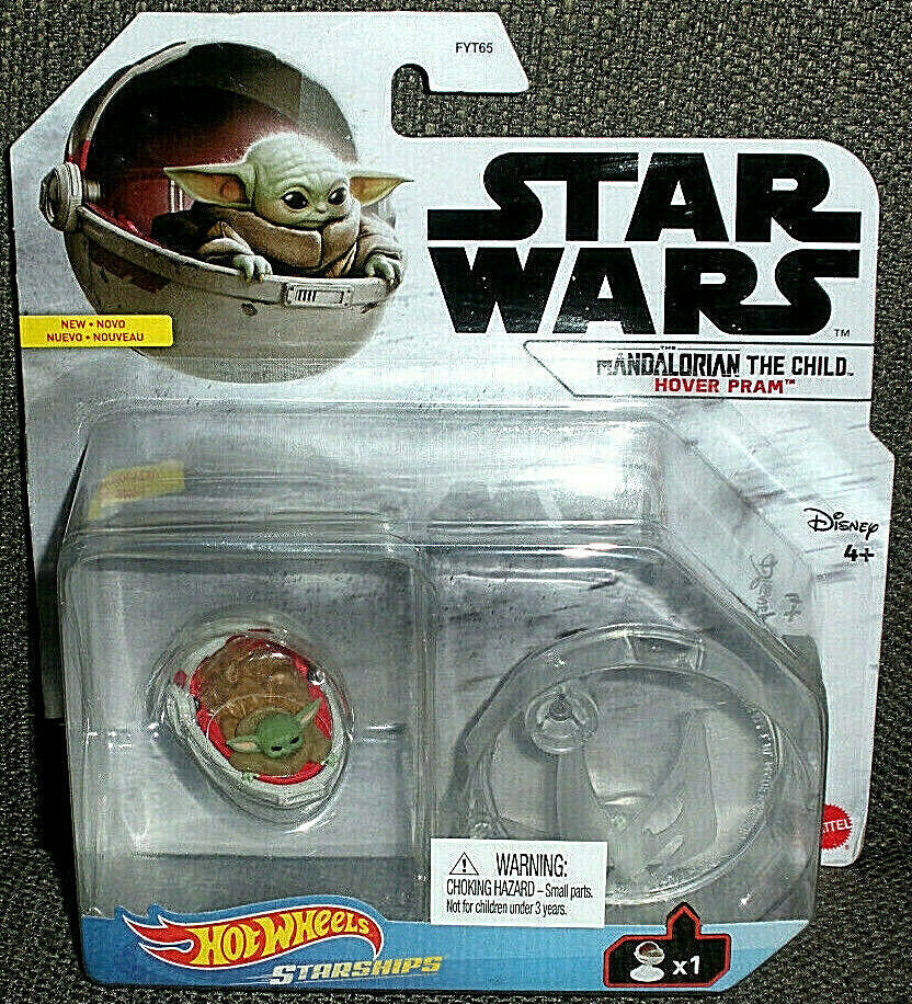 HOT WHEELS STAR WARS MANDALORIAN THE CHILD HOVER PRAM STARSHIPS DIECAST DISNEY