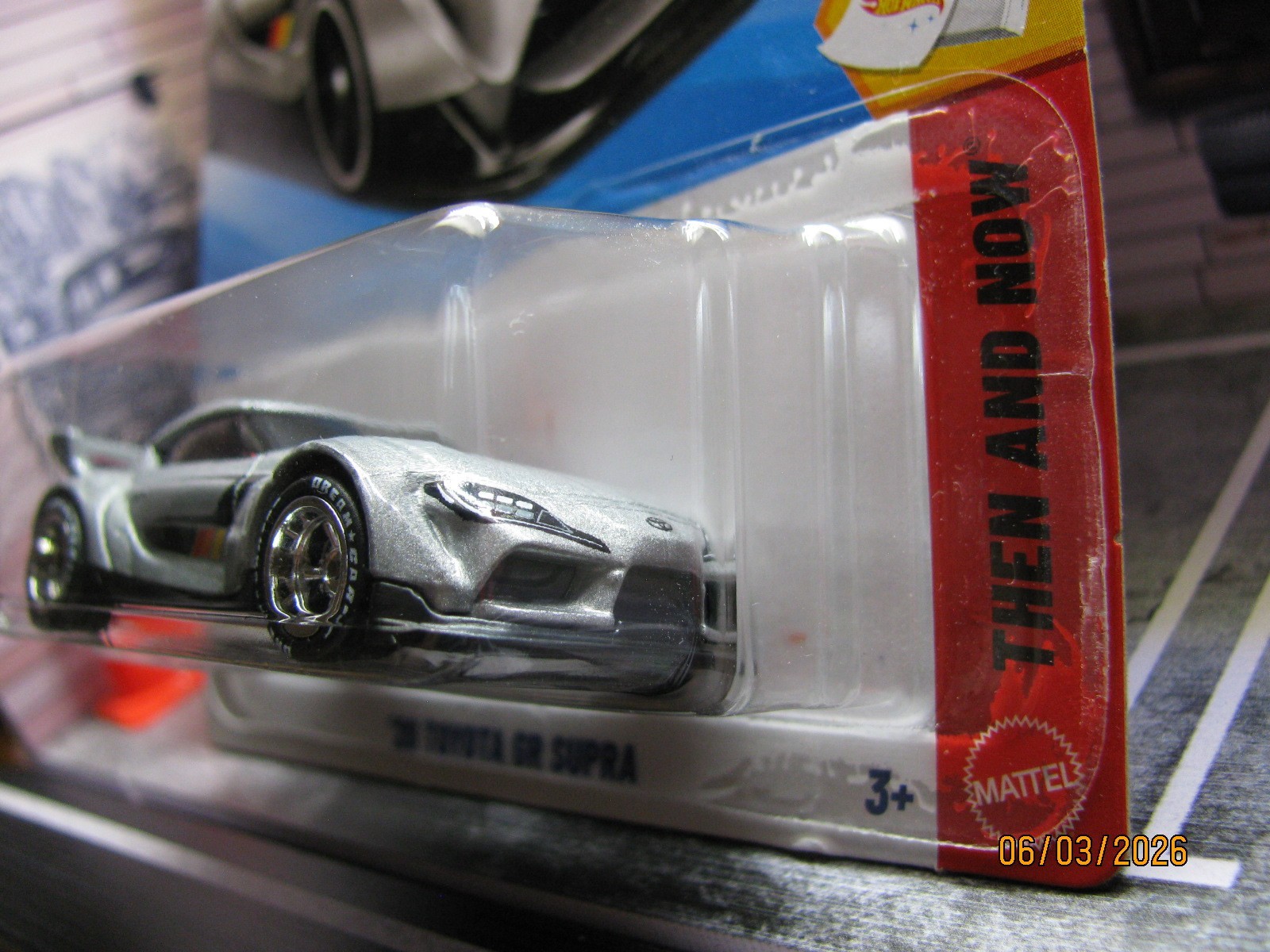 2026 Hot Wheels ’20 TOYOTA GR SUPRA Light Gray, w/Real Riders Wheel Swap