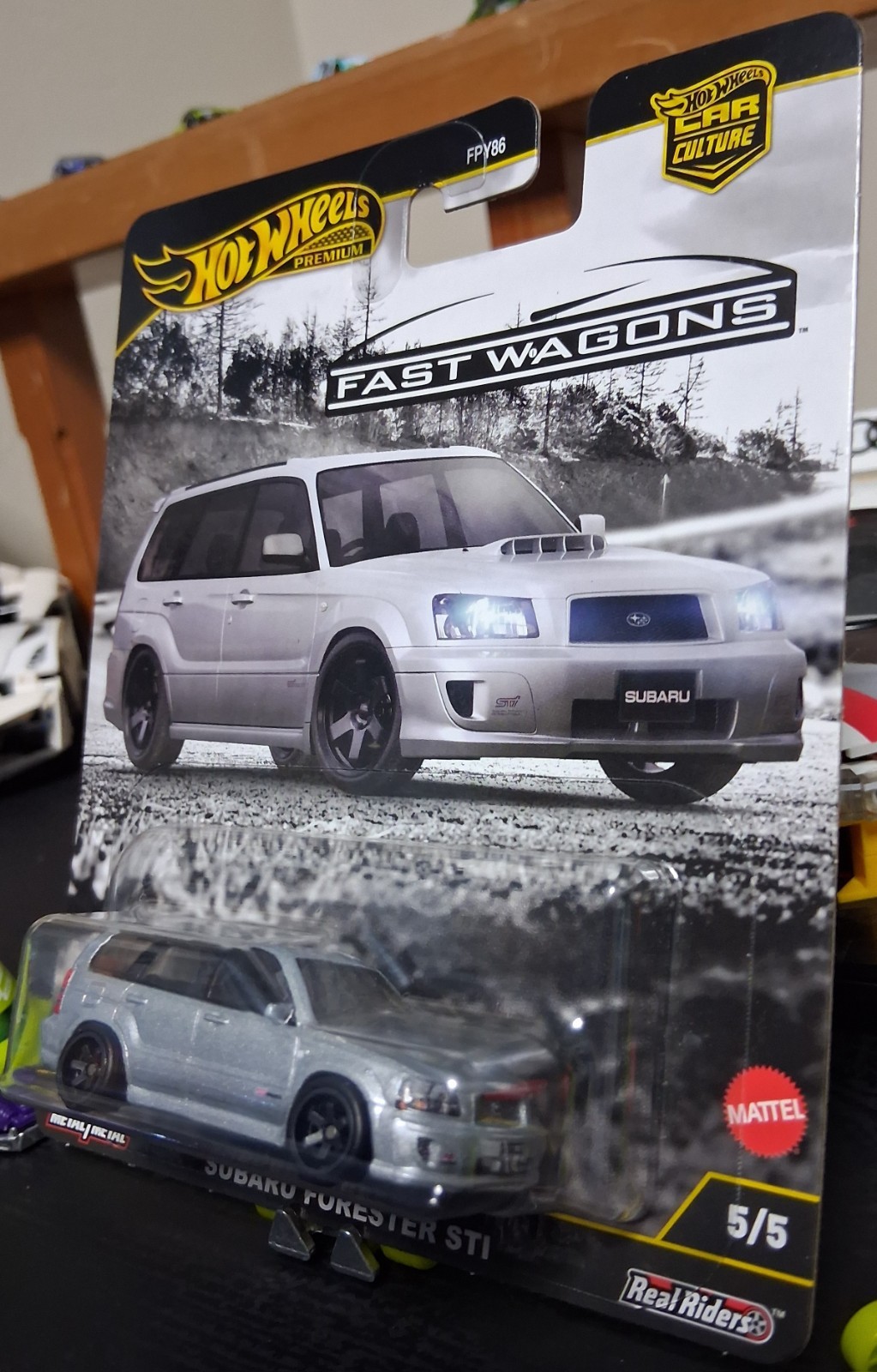 Hot Wheels Subaru Forester STI Fast Wagons Car Culture Premium 5/5