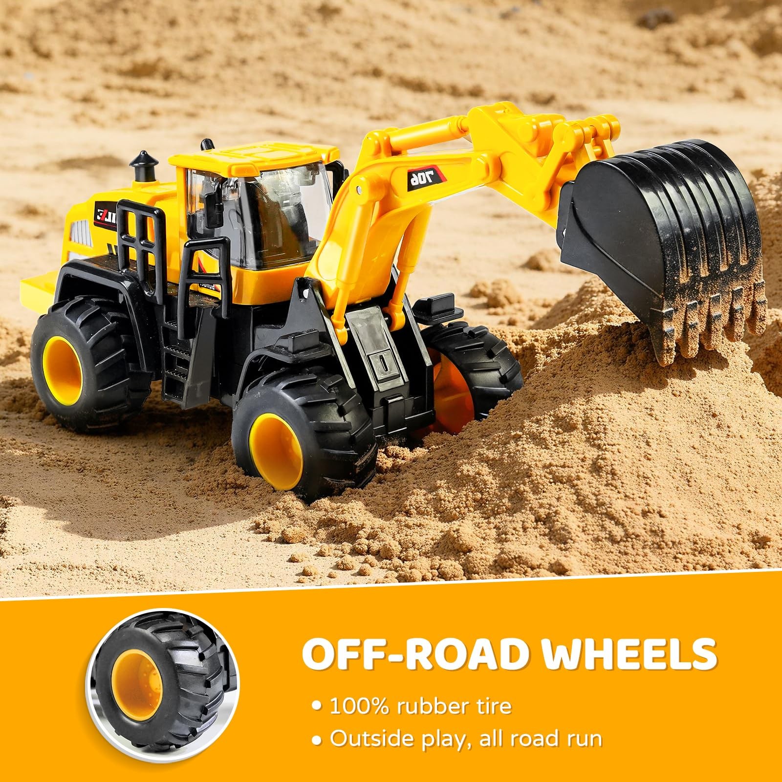 Construction Truck Toys for 3 4 5 6 7 8 Years Old Boys, Truck Vehicles Sand S…