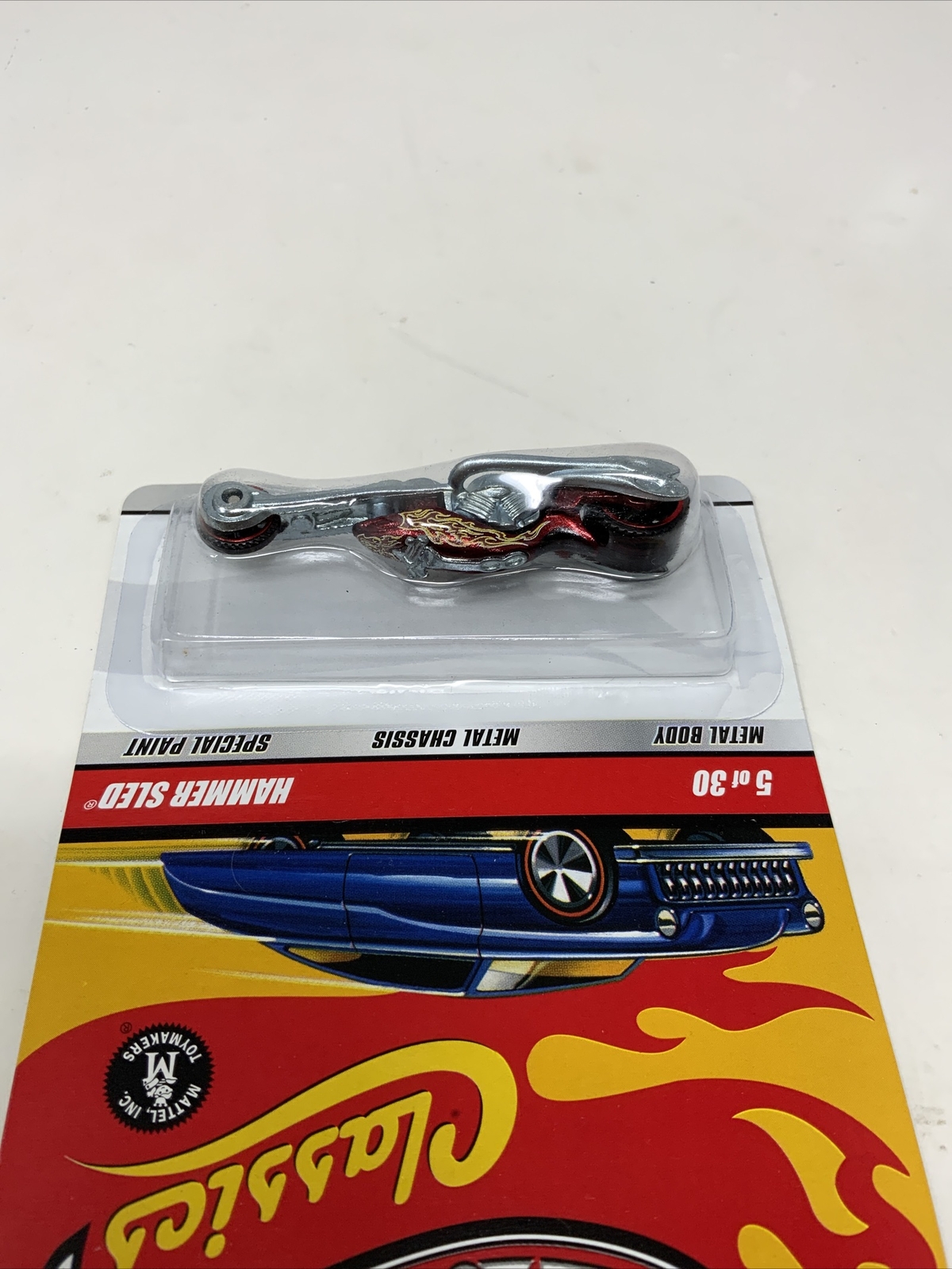 2009 Hot Wheels Classics Series 5 Hammer Sled Red Version #5/30 New 1:64