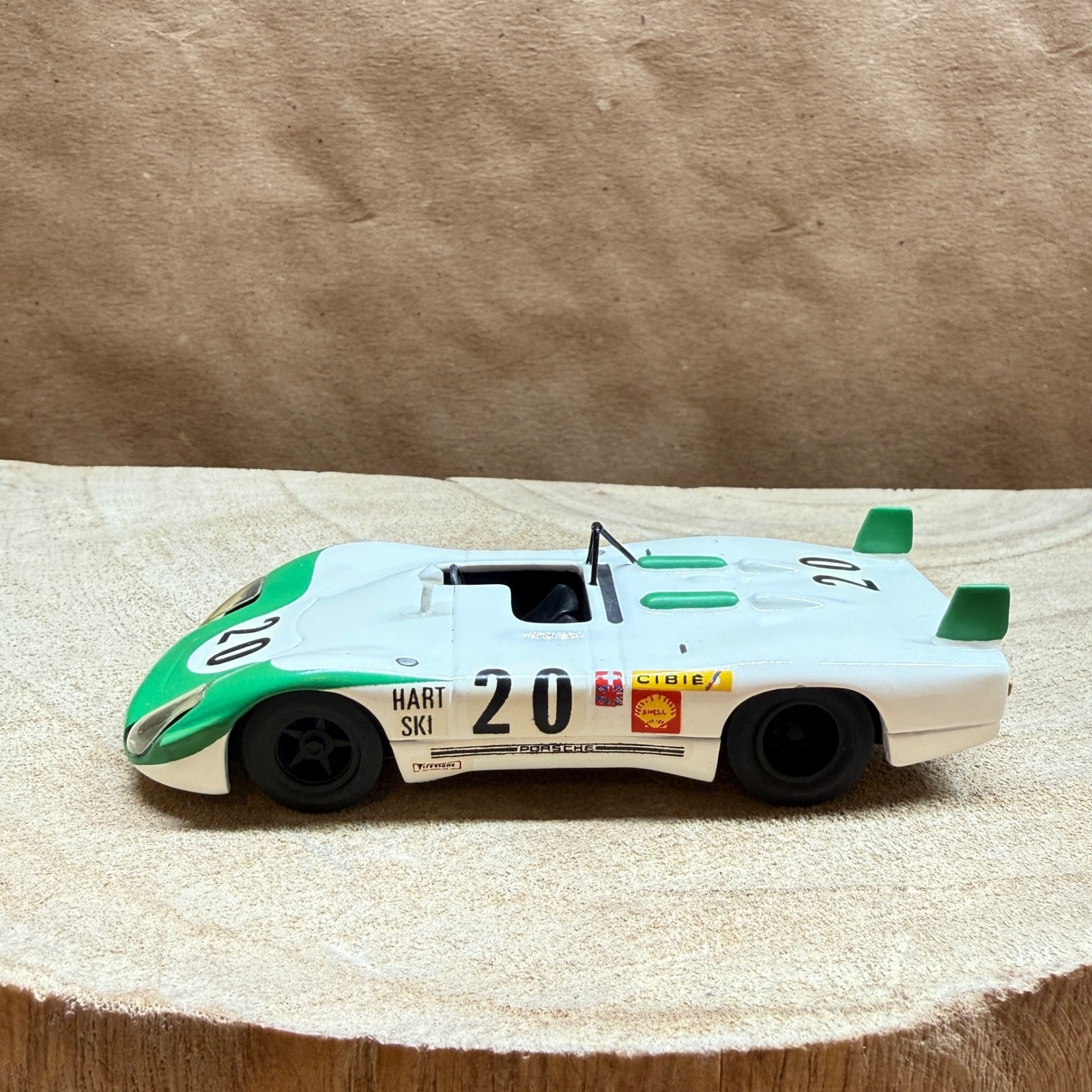 Mini Racing Porsche 907 908 White Metal 1:43 Scale Model Car #20 Hart Ski Livery