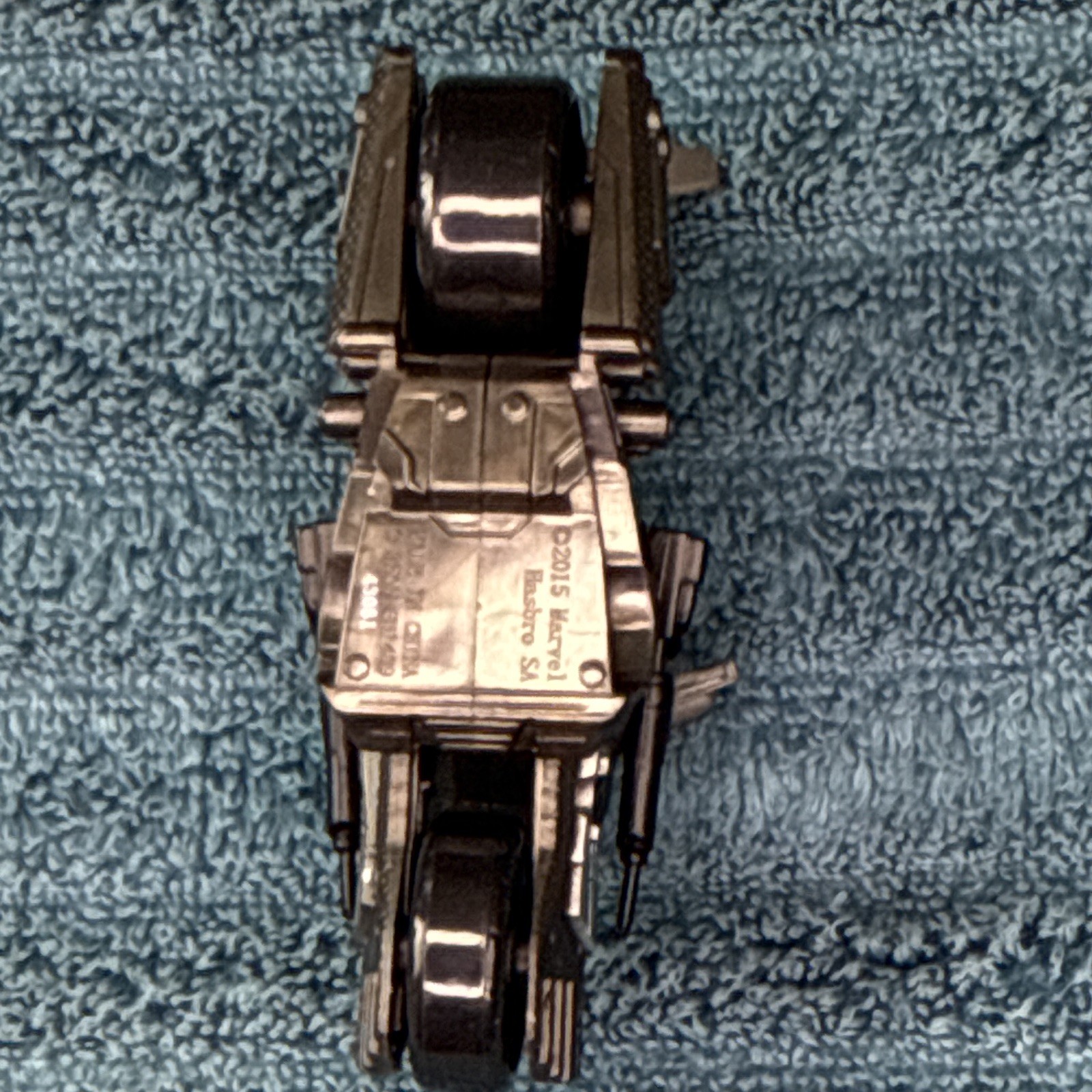 Hasbro Marvel Diecast Toy Motorcycle Vehicle Silver/Black/Red 2015