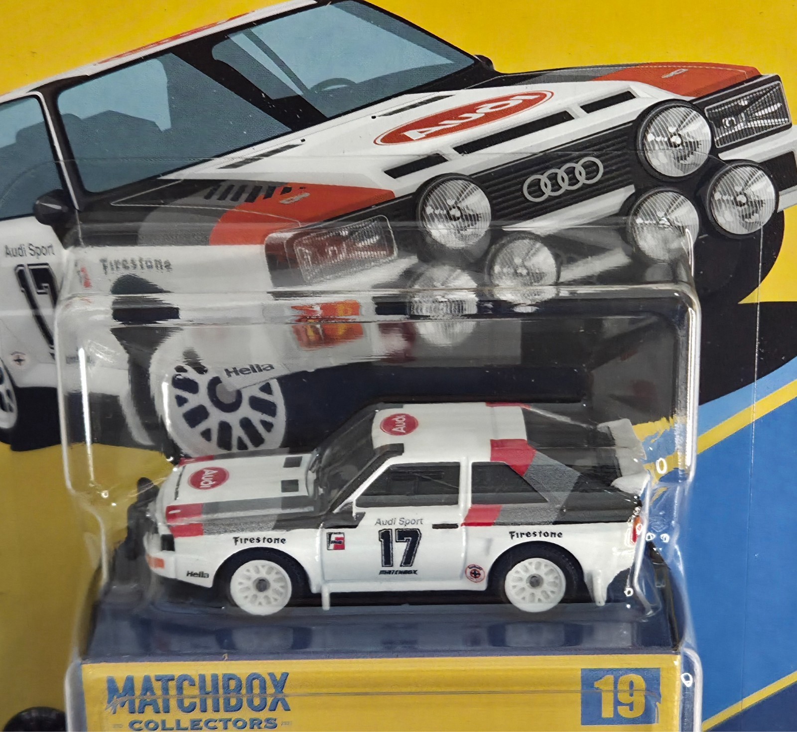 1984 Audi Sport Quattro 19/20 COLLECTORS SERIES Matchbox 2026 JJV93 white