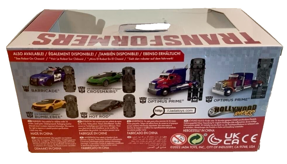 NEW Jada Toys 99802 Transformers Movie OPTIMUS PRIME 1:32 Scale Metal DieCast