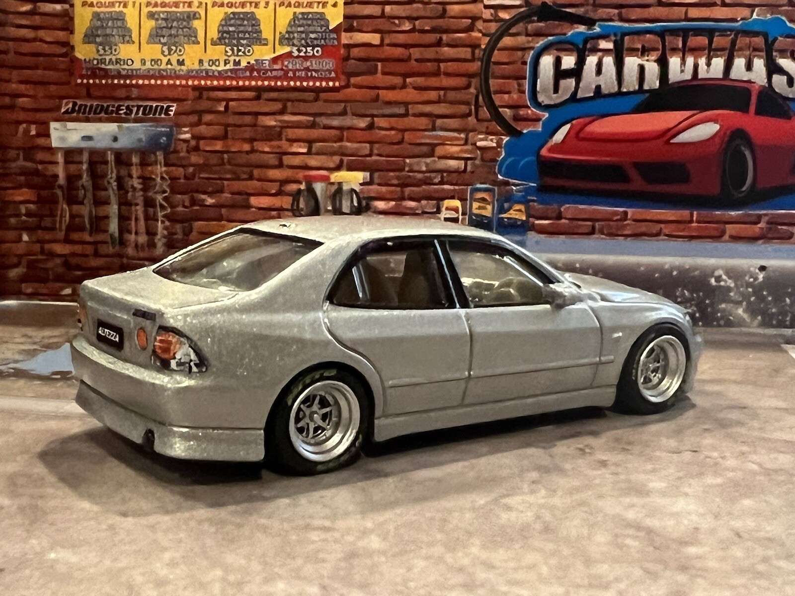 Hot Wheels Premium Car Culture 98 TOYOTA ALTEZZA Modern Classics Wheel Swapped
