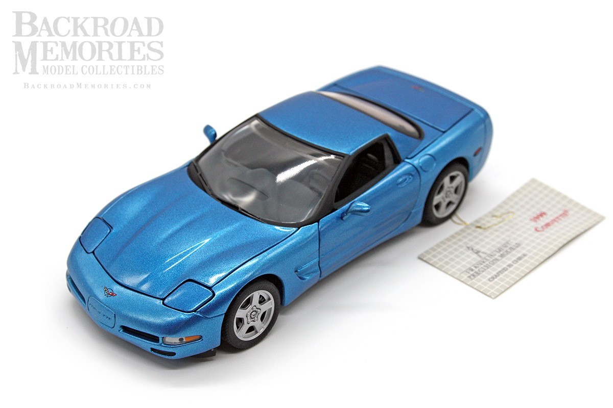 1999 Chevrolet Corvette (C5) Hardtop (1:24) Nassau Blue Diecast (LOOSE), by FM