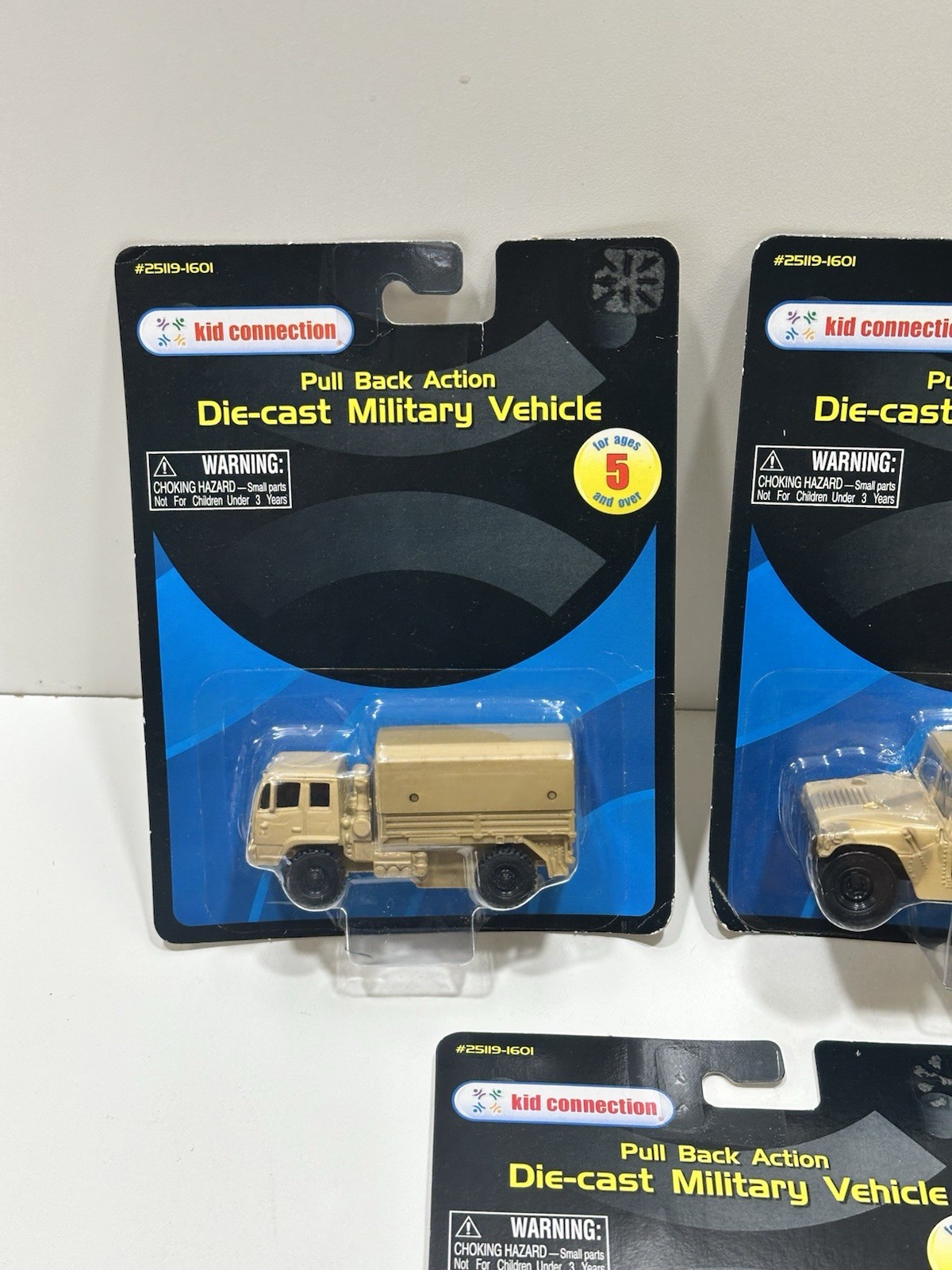 Kid connection diecast Pull Back Military Vehicle Lot (5) New M1a1 Humvee