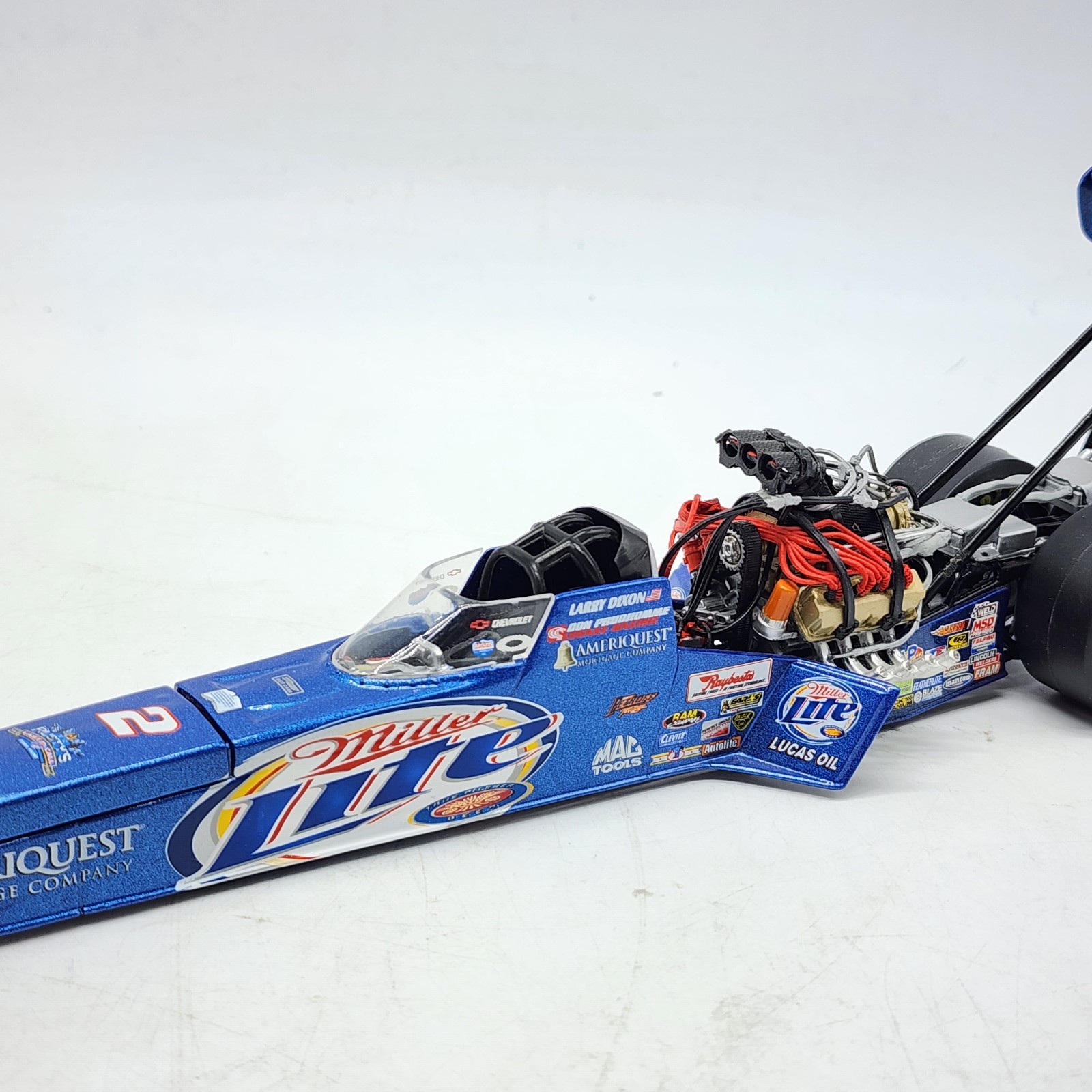 48D ACTION LARRY DIXON – MILLER LITE RACING – 2005 NHRA TOP FUEL DRAGSTER 1/24